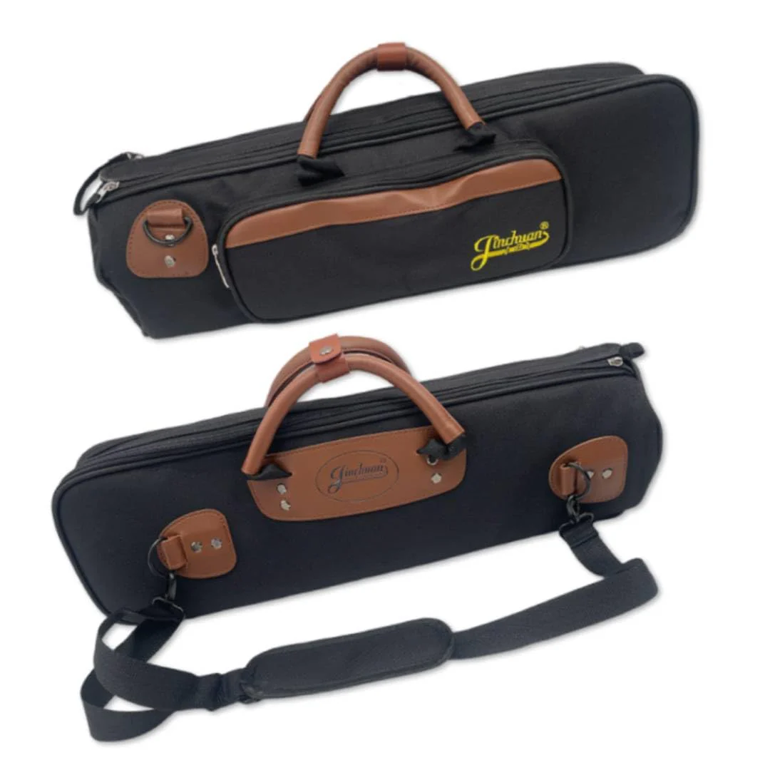 Trumpet Gig Bag, Durable and Lightweight Instrument Case, Oxford Cloth with Comfortable Shoulder Strap and Leather Gripped Handle, Easy to Carry,0.71kg Trumpet Bag