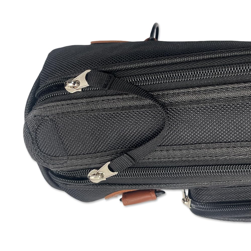 Trumpet Gig Bag, Durable and Lightweight Instrument Case, Oxford Cloth with Comfortable Shoulder Strap and Leather Gripped Handle, Easy to Carry,0.71kg Trumpet Bag - Image 6
