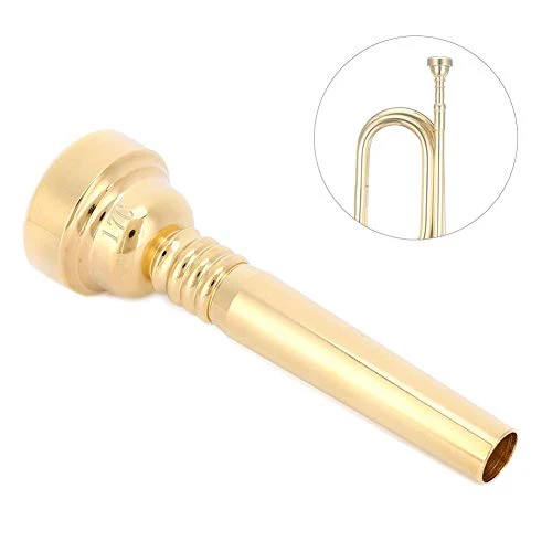 Trumpet Mouthpiece 17C,Gold Mouthpiece Brass Plated Mouthpiece Trumpet Musical Instrument Accessories - Image 4