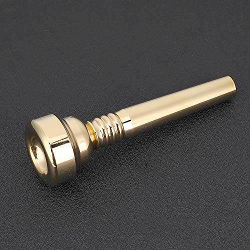 Trumpet Mouthpiece 17C,Gold Mouthpiece Brass Plated Mouthpiece Trumpet Musical Instrument Accessories - Image 8