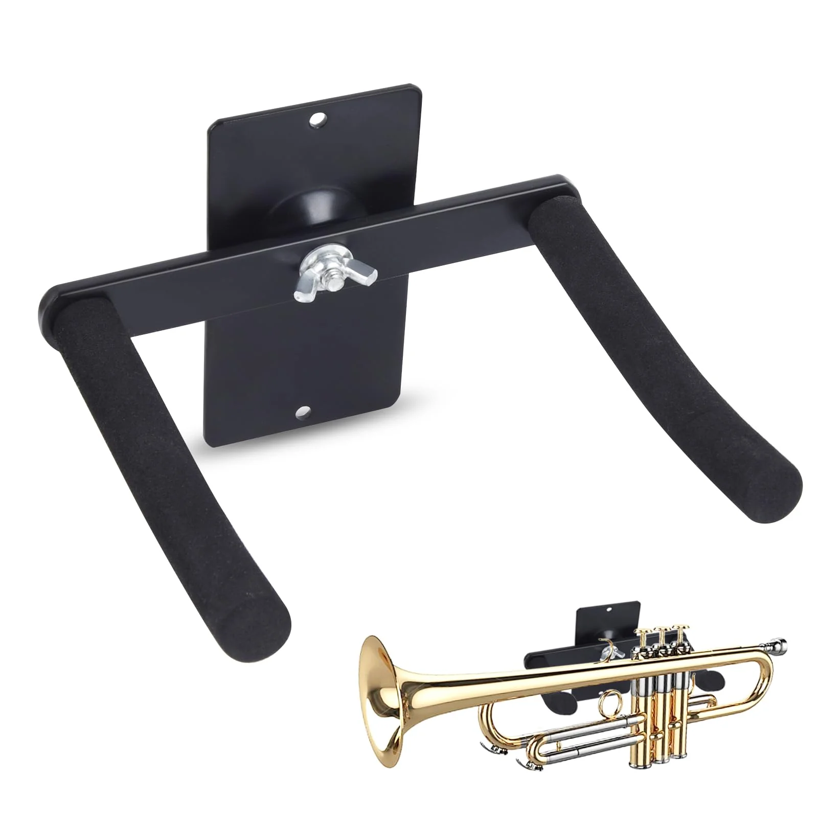 Trumpet Stand, Trumpet Wall Mount ,Adjustable Trumpet Holder for all Trumpets Including Piccolo and Pocket Trumpet