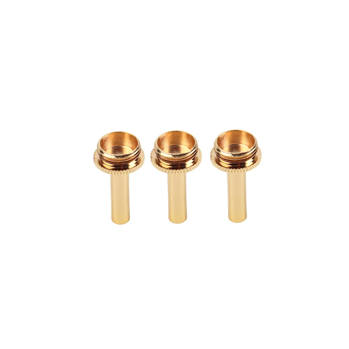 Trumpet Valve Connecting Rod Piston Stems, Brass Replacement Parts, Set of 3