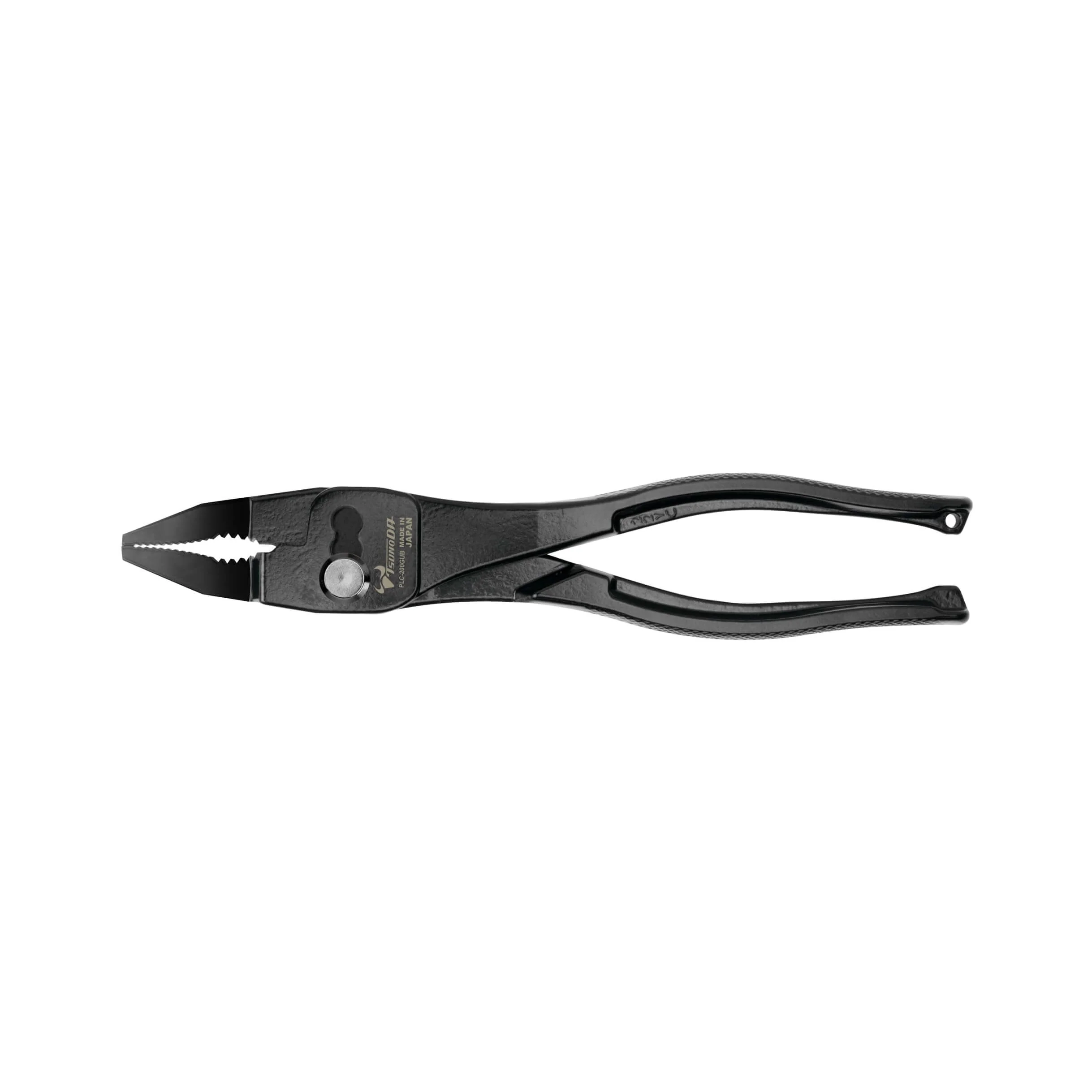 Tsunoda PLC-200GUB, Ultra Thin hold Pliers, Slip Joint pliers, 8-inches Bent