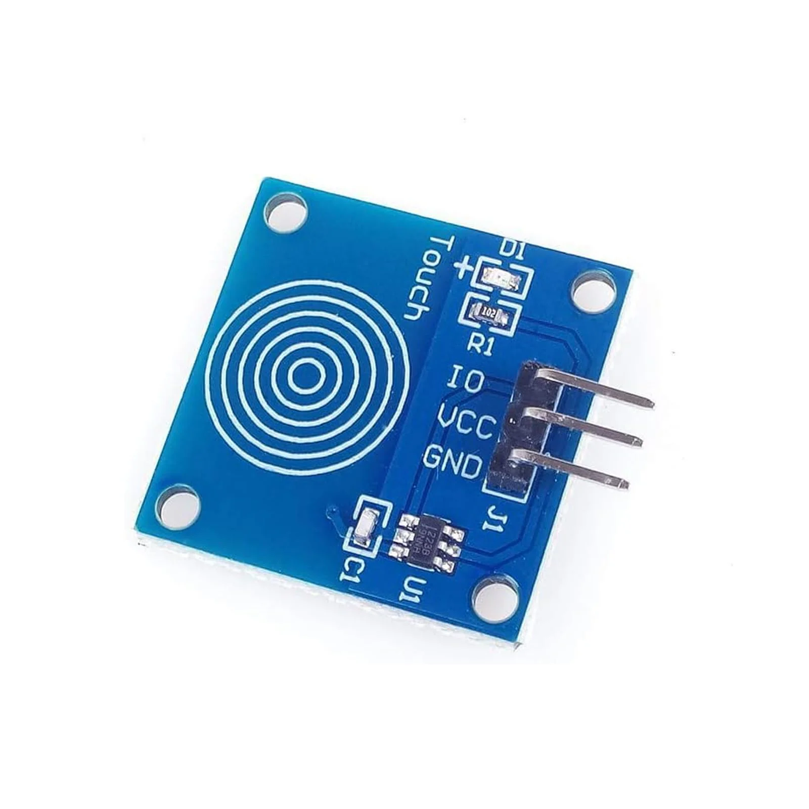 TTP223B Touch Sensor Module Capacitive Touch Switch Module Digital Capacitive Touch Sensor Switch Module Compatible for Arduino Pack of 10 - Image 3