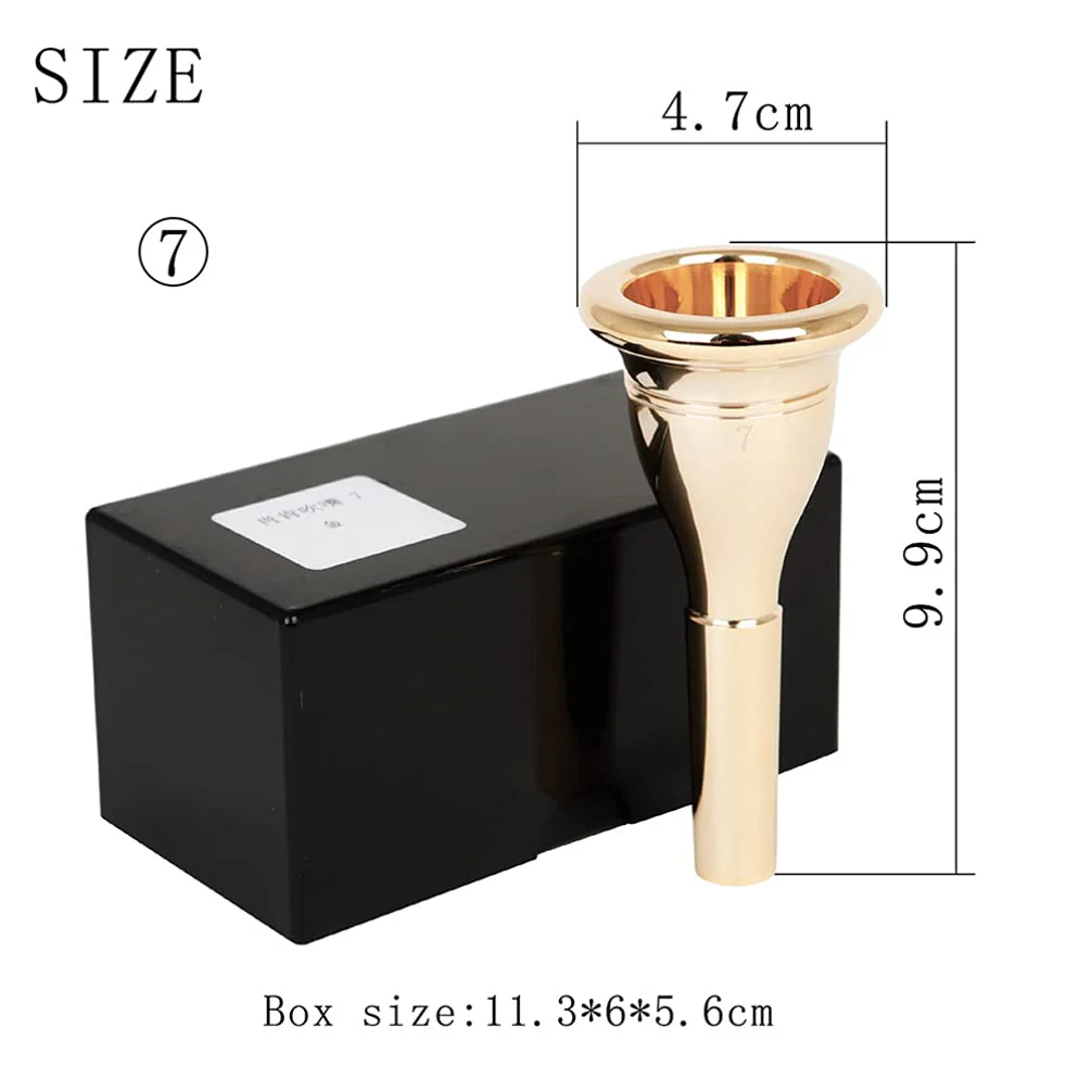 Tuba Tuba Mouth Instrument Accessory Tuba Replacement Golden - Image 5