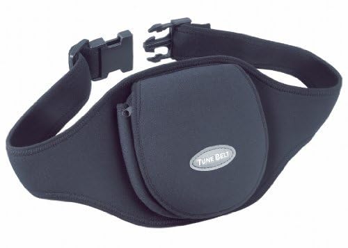 Tune Belt Portable CD Player Belt – Deluxe Sport Fanny Pack Waist Holder Carrier Case for Walking, Working Out, Hiking, Yard Work, Exercising at Gym and More - Black - Image 2