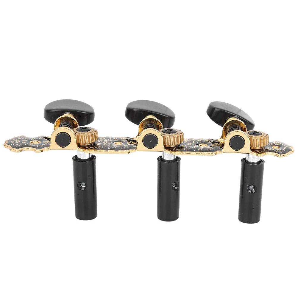 Tuning Peg for Classical Guitar, 1:18 Black Tuning Machine, Acoustic Guitar, Guitar Peg Machine Heads, Tuning Peg Replacement, 3L 3R Tuner for Acoustic Guitar, Electric Guitar - Image 4