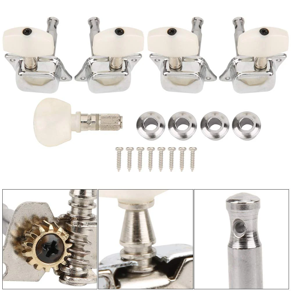 Tuning Pegs, Banjo Head Tuning Knob Semi Closed String 4+1 Musical Instrument Accessories Banjo Tuners - Image 7