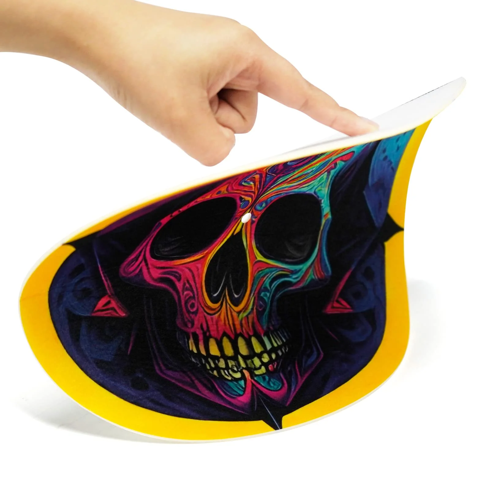 Turntable Platter Mat, 12 Inches Record Mat Felt Skull Pattern Anti-Static Slip Mat for Vinyl LP DJ Turntable Record Player, Reduces Vibrations & Improved Sound Clarity,Style A Style A - Image 3