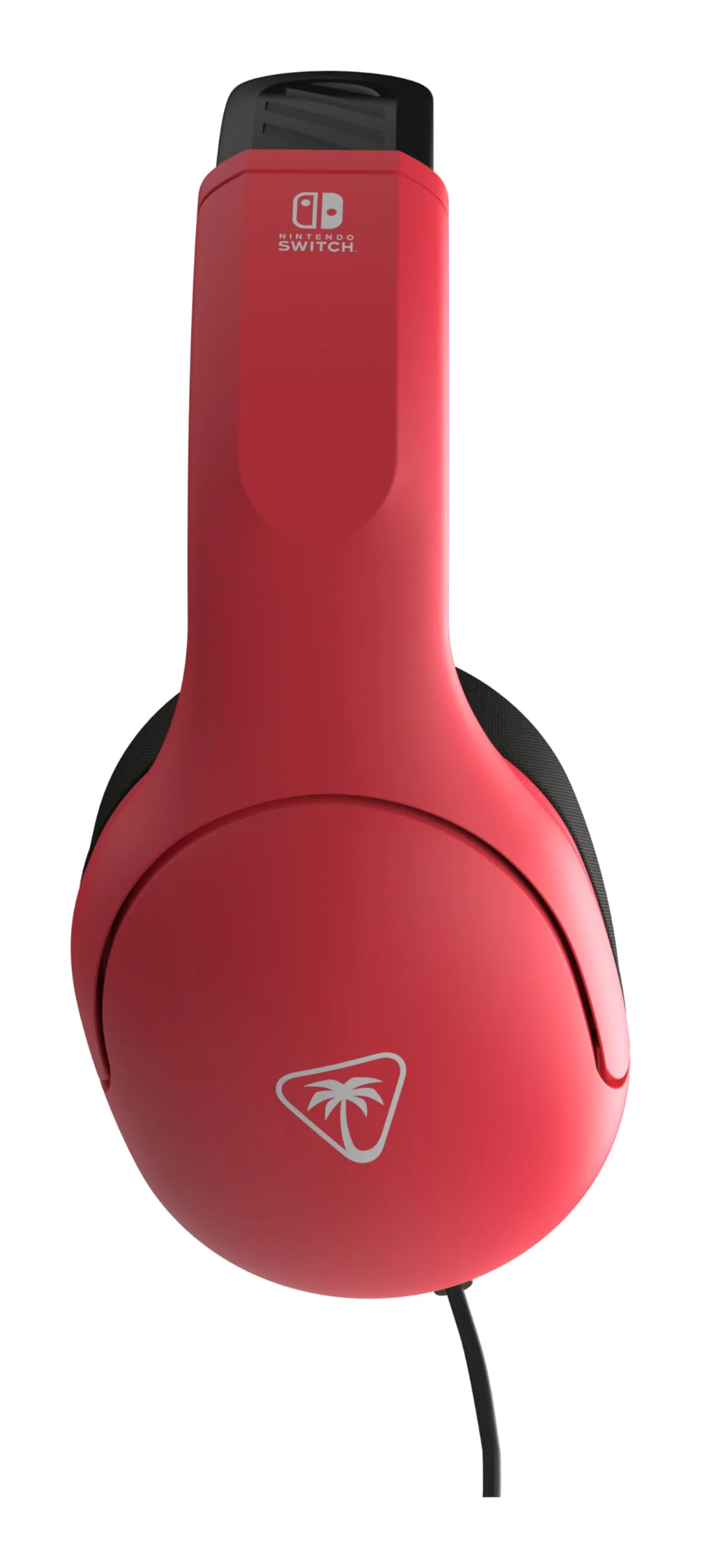 Turtle Beach Airlite Fit Wired Gaming Headset: Officially Licensed for Nintendo Switch, Nintendo Switch 2/Lite/OLED Model - Flip-to-Mute Mic, Over-Ear Comfort Cushions, 40mm Speakers - Neon Blue & Red - Image 5