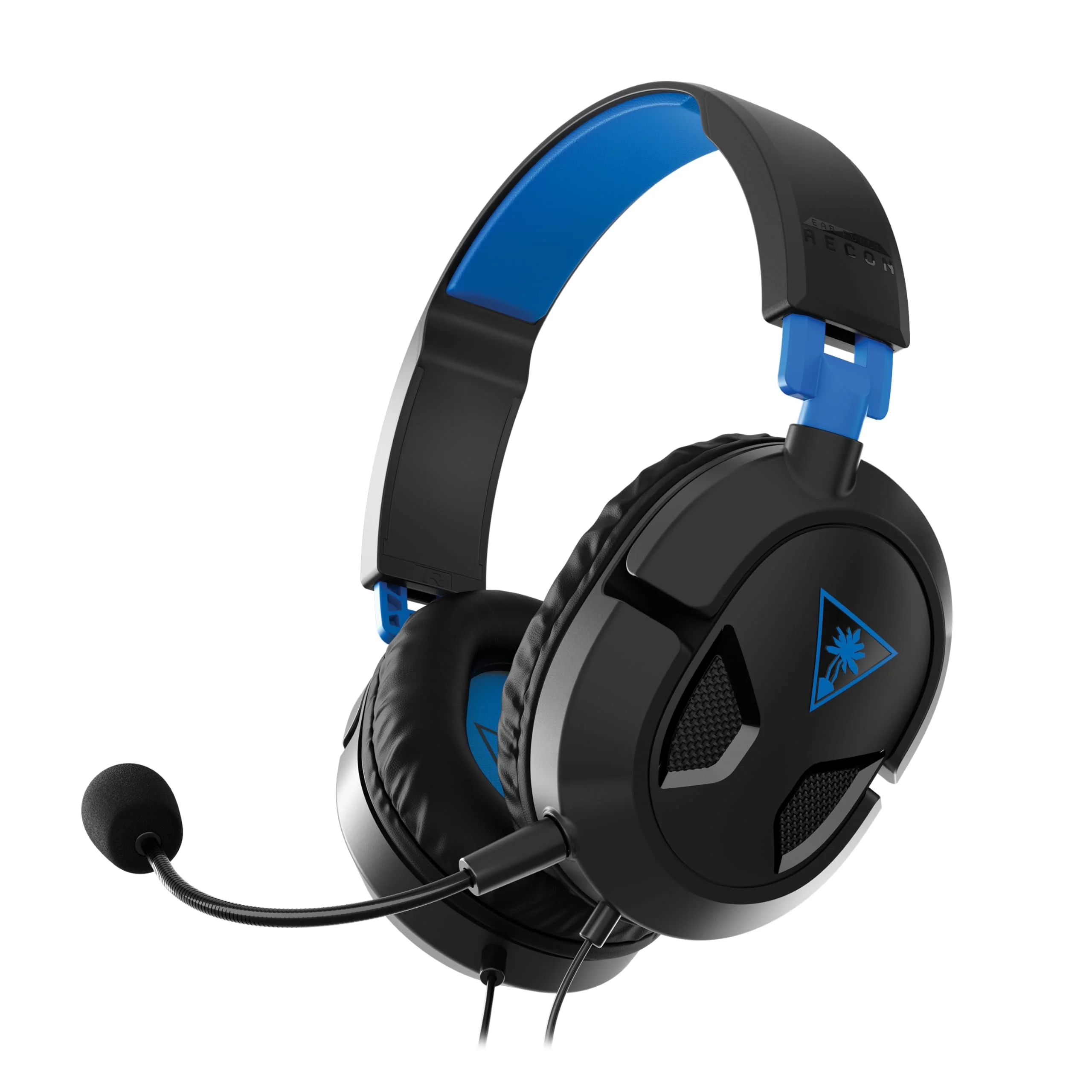 Turtle Beach Recon 50 PlayStation Gaming Headset - PS5, PS4, Xbox Series X, Xbox Series S, Xbox One, Mobile & PC with 3.5mm - Removable Mic, 40mm Speakers Black / Blue