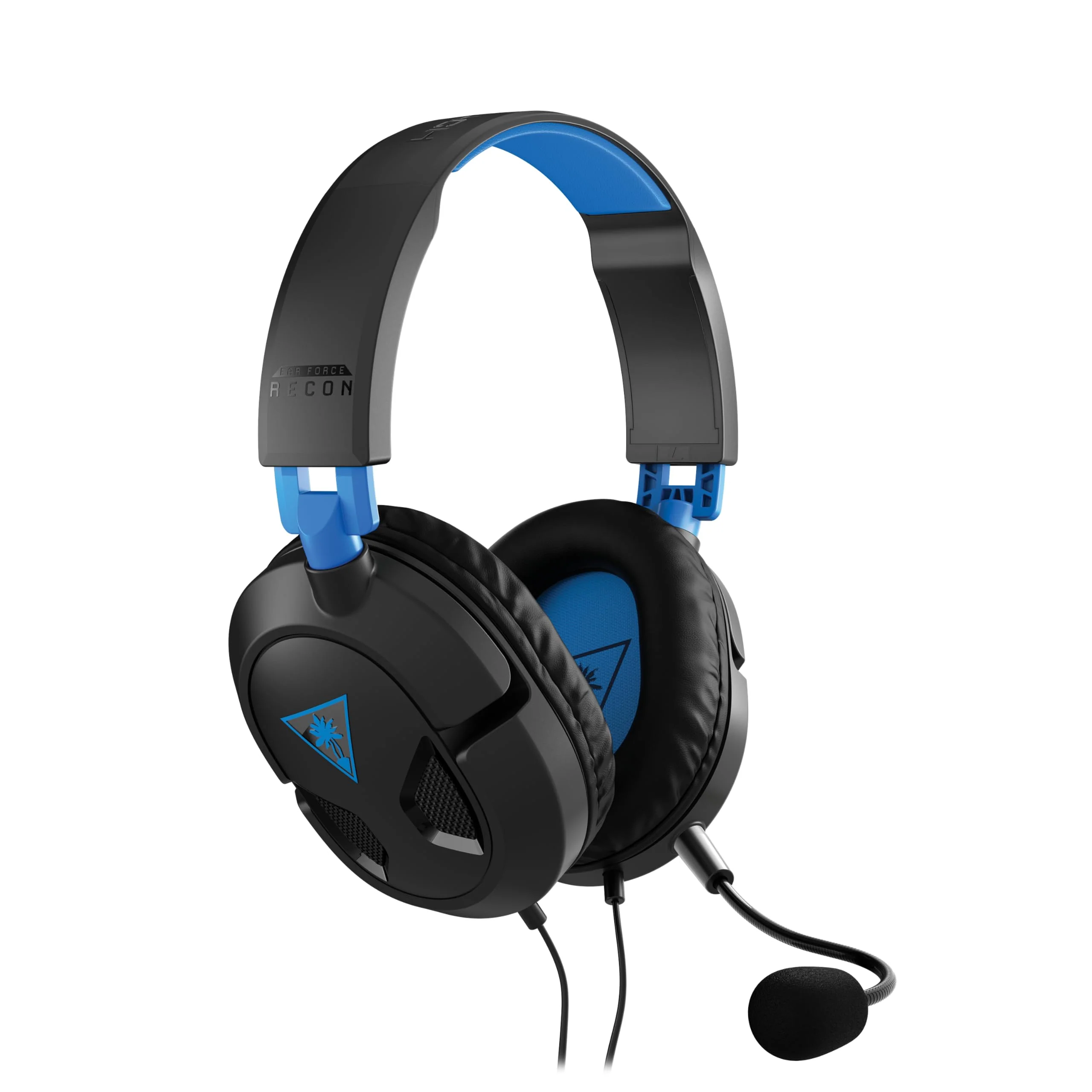 Turtle Beach Recon 50 PlayStation Gaming Headset - PS5, PS4, Xbox Series X, Xbox Series S, Xbox One, Mobile & PC with 3.5mm - Removable Mic, 40mm Speakers Black / Blue - Image 8