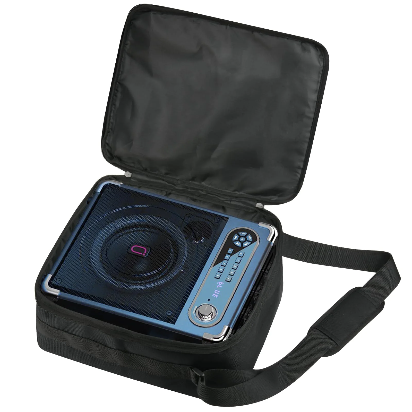 TXEsign Travel Carrying Protective Bag for JYX Karaoke Machine with Two Wireless Microphones, Karaoke Machine Carrier Holder Dust Case w Shoulder Strap Accessory Pocket for PA System - Image 8