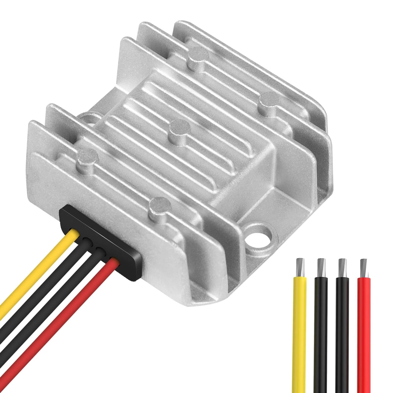 Uadme DC-DC Voltage Converter 12V to 24V 3A Waterproof Boost Converter for Golf Carts, Electric Vehicles & DIY Projects