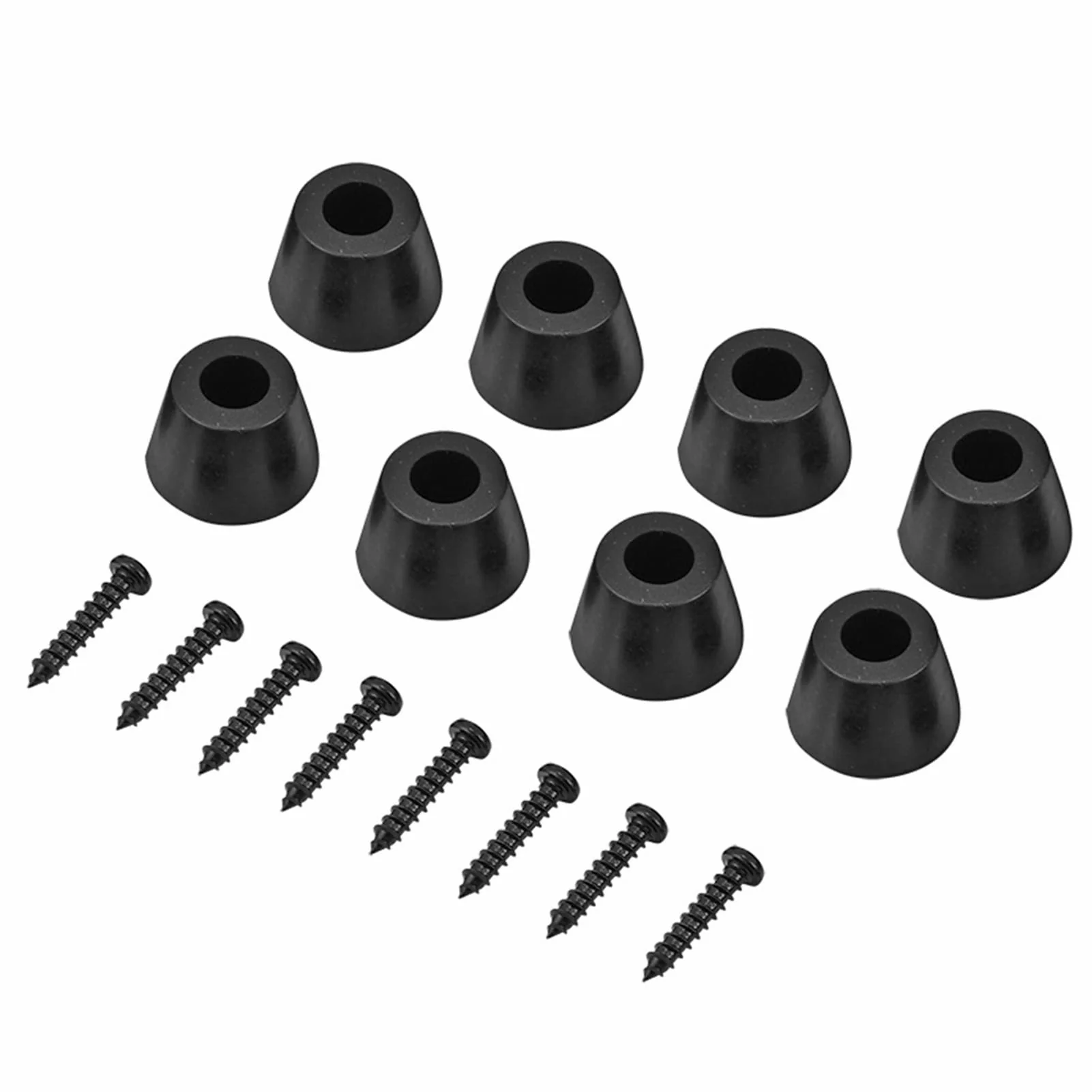 Ubber Bumpers,Rubber Feet,o Feet Isolation,Speaker Rubber Foot,Amp Feet 4 Pairs 30X20Mm Rubber Feet Anti Vibration Base Pad Stand for Speaker Guitar Amplifier W Screws