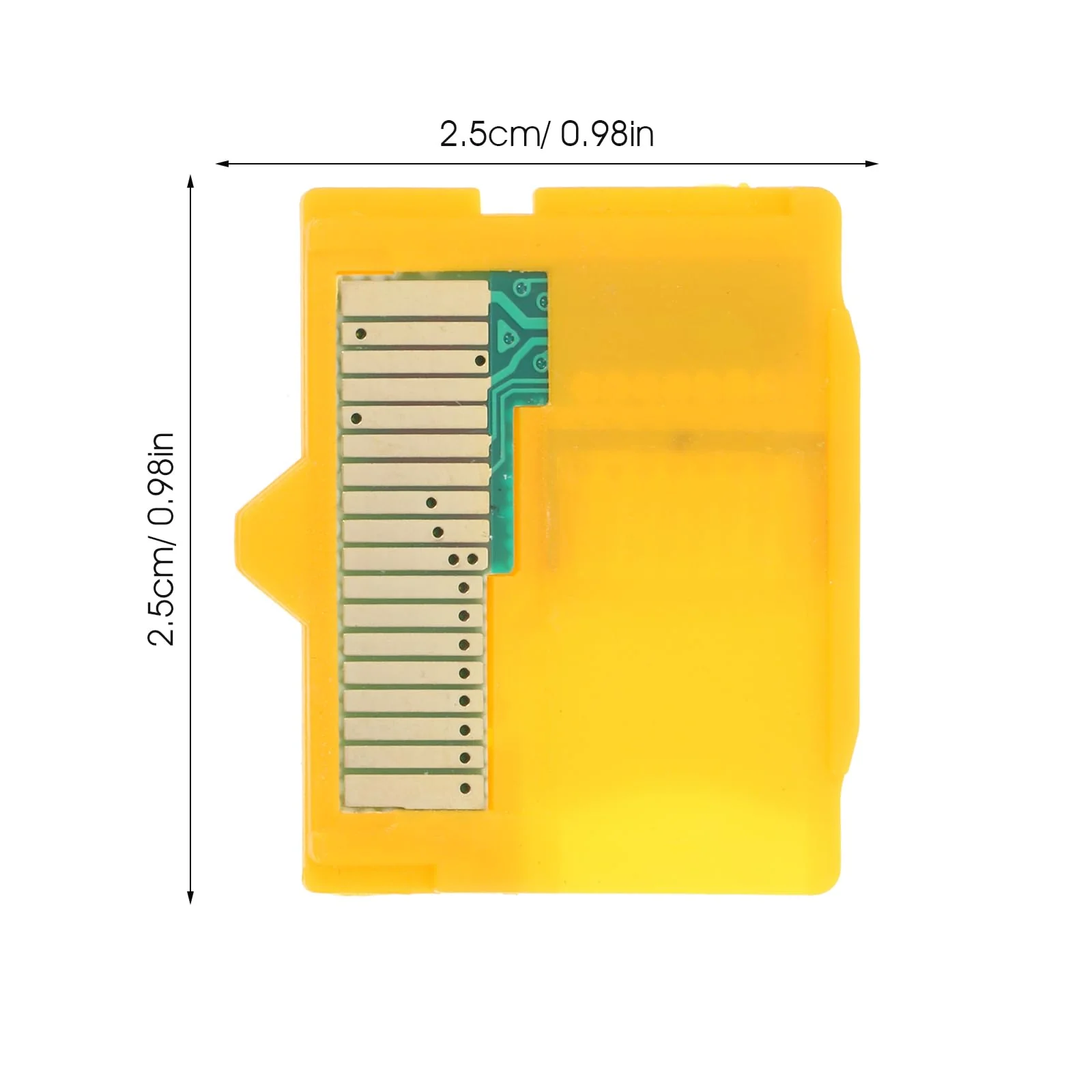 UKCOCO Micro SD Attachment -1 Camera TF to XD Card Insert Adapter Sd Memory Adapter 25 x 25 x 5 mm for Micro SD Micro Yellow - Image 5