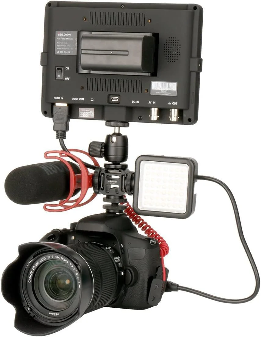 Ulanzi PT-3 Aluminium Camera Hot Shoe Mount Adapter Video Accessory Triple Cold Shoe Bracket Lights, LED Monitors, Microphones, Audio Recorder & Studio Flash Video Camera - Image 4