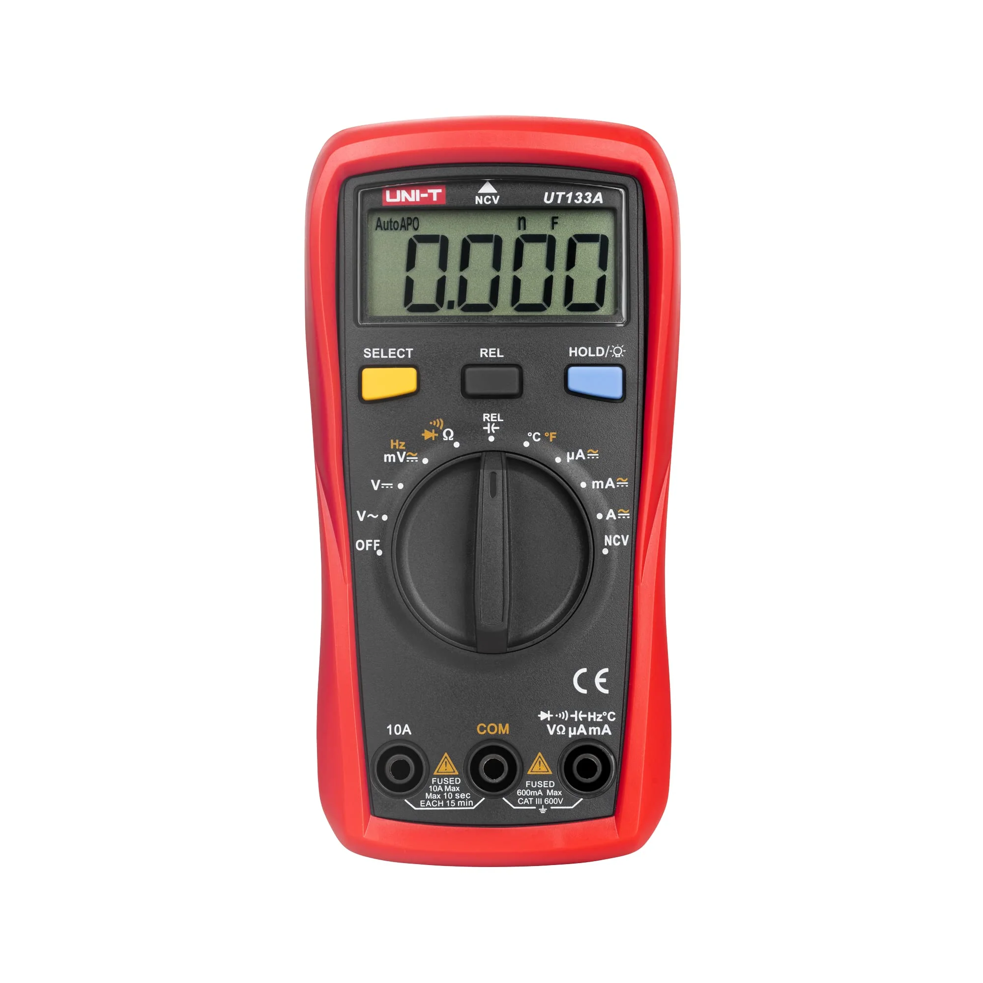 UNI-T Universal Meter UNI-T UT133A MIE0435 NCV LCD Screen