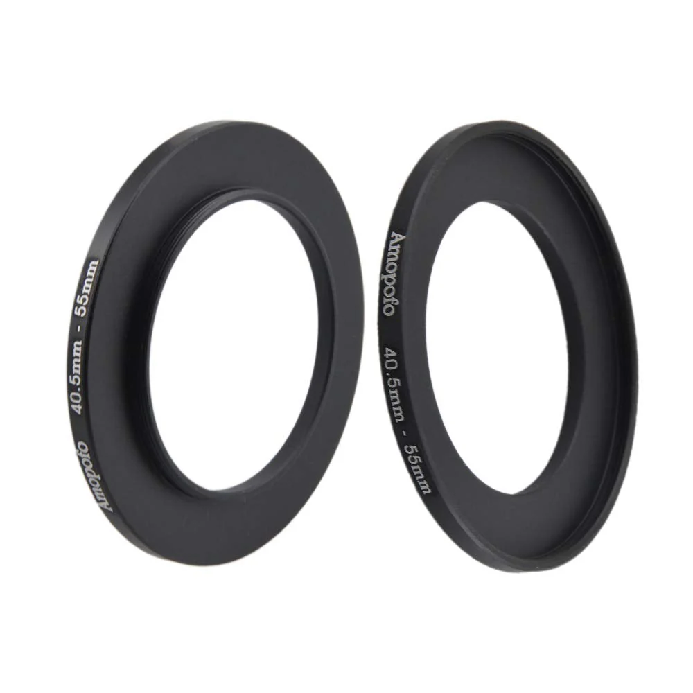 Universal 40.5-55mm/4.5mm to 55mm Step Up Ring Filter Adapter for UV,ND,CPL,Metal Step Up Ring Adapter - Image 2
