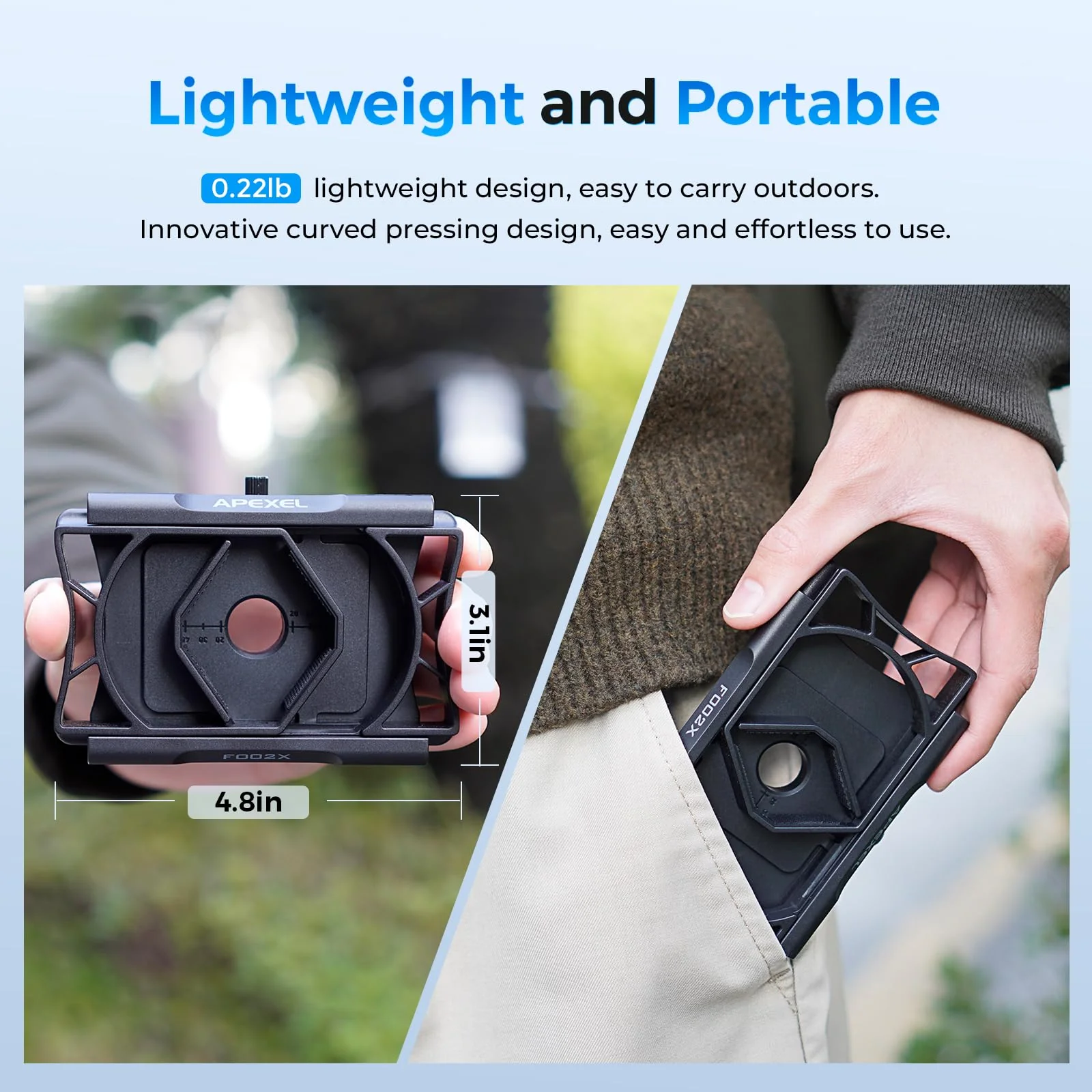 Upgraded Telescope Phone Adapter, Rotatable 360° Binocular Photo Adapter for Android & iPhone,Smartphone Holder Mount for Telescope,Monocular,Binocular,Spotting Scope,Microscope with Bluetooth Shutter Black - Image 7