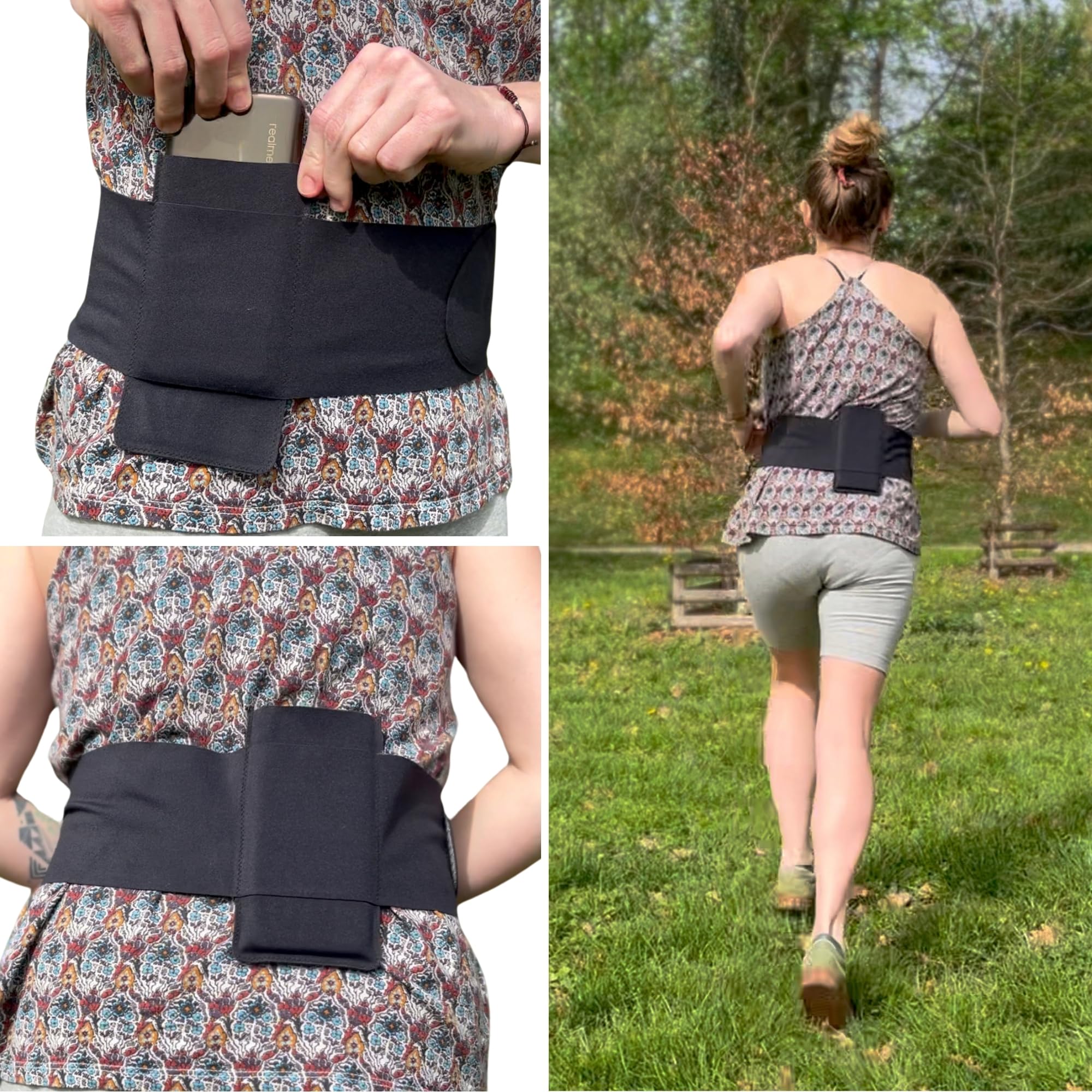URSA Mic Belt: Soft, Slim & Stretchy Microphone Transmitter/Receiver and Mobile Phone Belt for Musicians, Sound Mixers, Live Sound and Fitness Instructors; Breathable, Skin-Safe, Universal Size - Image 3