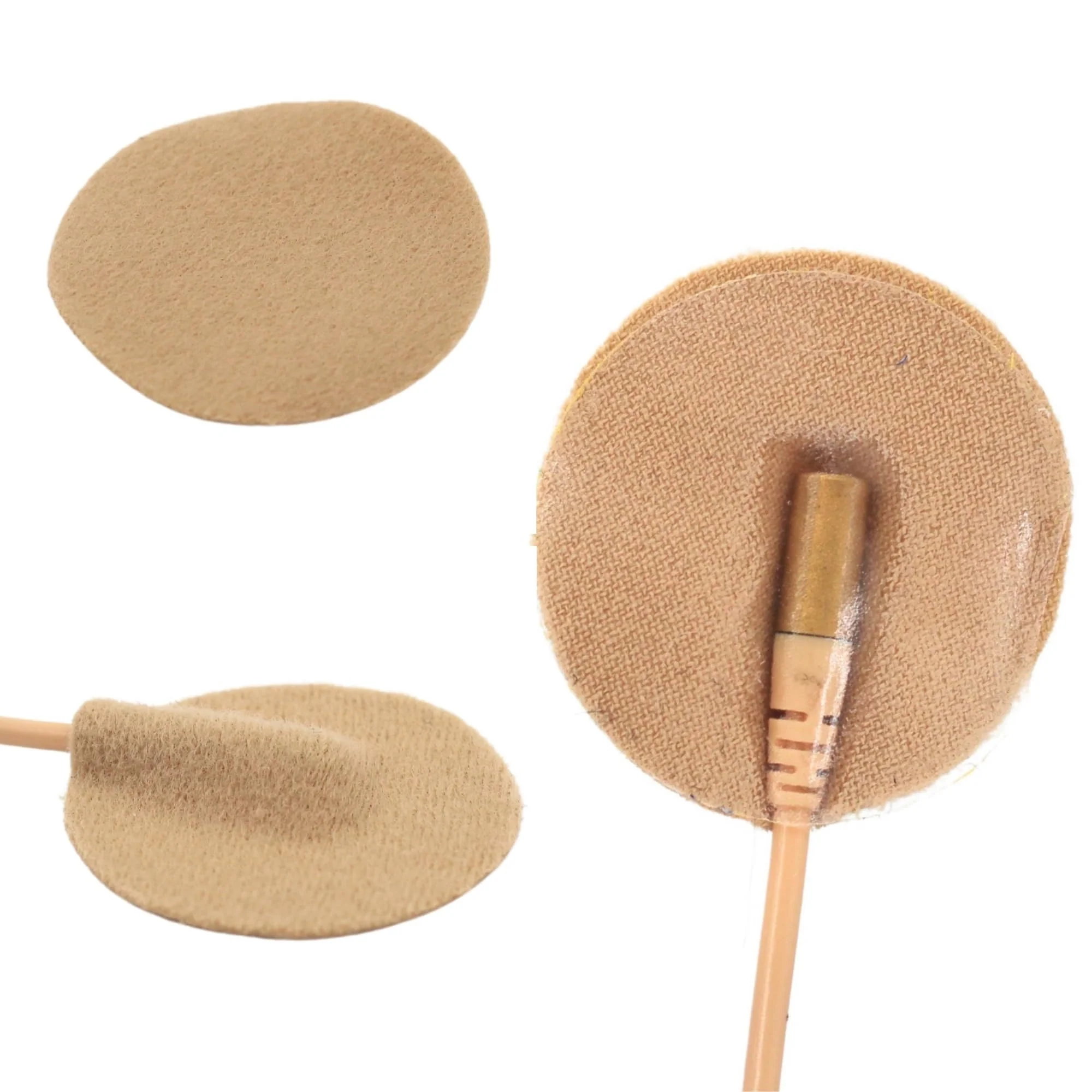 URSA Soft Circles: Reusable Soft Covers That Provide a Shield Against the Wind and Camouflage for Lavalier Mics. (100x Soft Circles, Beige) Single Colour Pack of 100 - Image 7