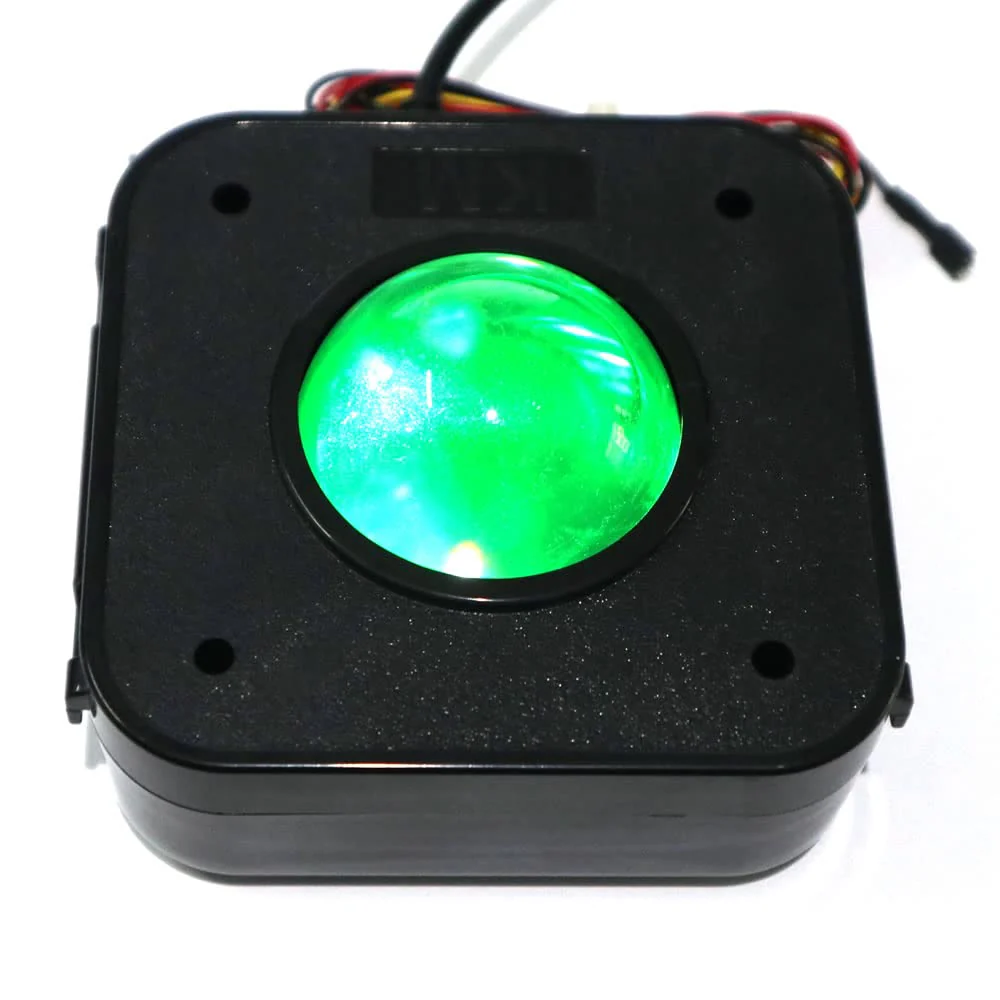 USB Arcade Game Trackball Mouse Illuminated LED Round 4.5cm USB Connector Screws - Image 5