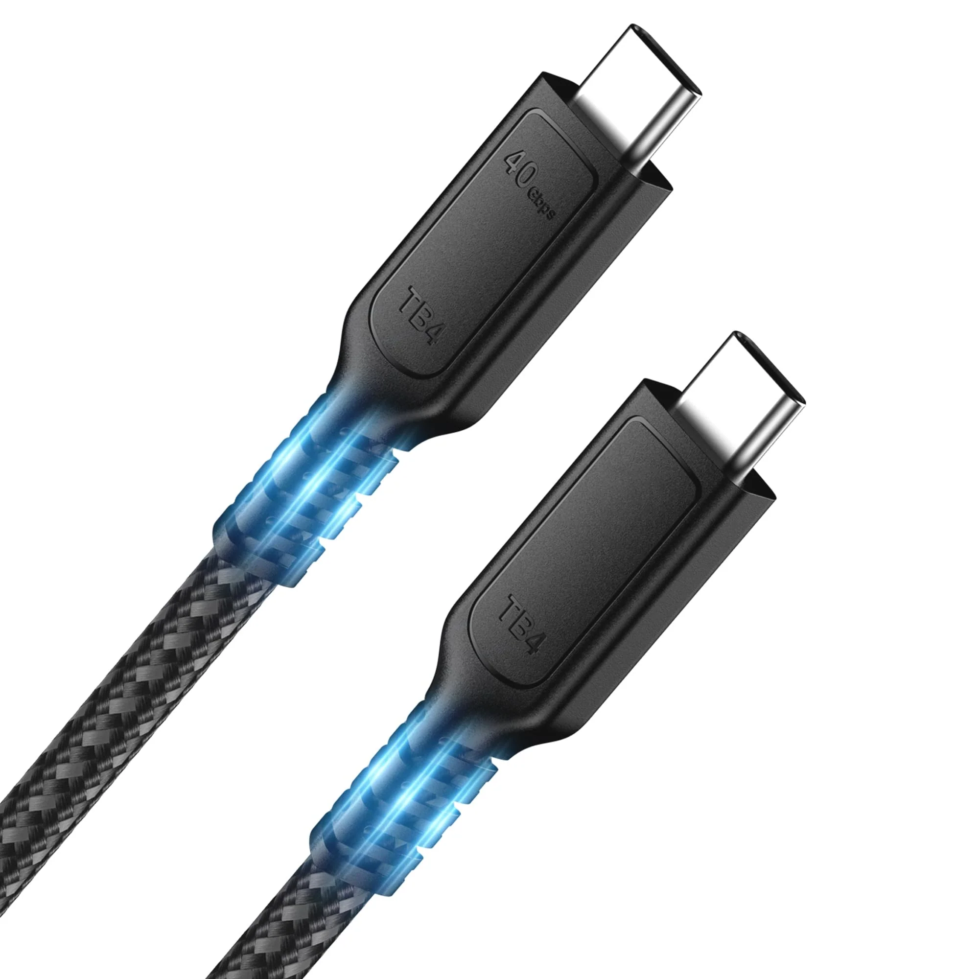 USB C Cable 6.6Ft, USB 4 Cable for Thunderbolt 4 Cable 40Gbps Sync/8K HD Display 240W Fast Charging for Samsung Galaxy S24, MacBook, iPhone 16, iPad, Hub, Docking and More 1