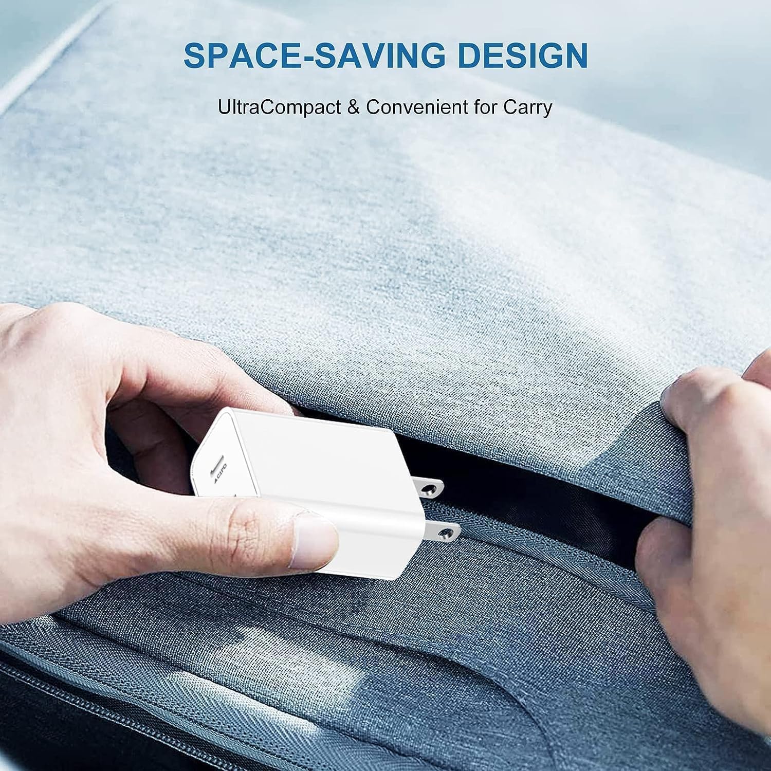 USB C Fast Charger Block,USB C Charging Block 2-Pack USB C 2in1 Dual Ports Plug Wall Charger, Fast Type C Charger for iPhone 16/16 Pro/15 Pro Max/15 Plus/14/13/12/11/Xs Max/XR/X,iPad white - Image 8