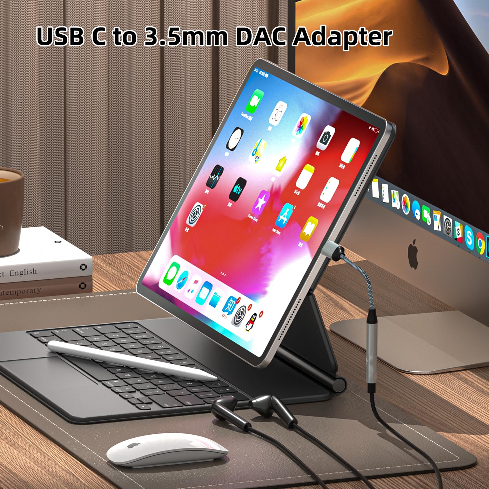 USB C to 3.5mm Headphone Jack Adapter(2 Pack), USB-C to Aux Audio Dongle Cable for iPhone 16 Pro Max/16 Pro, 15 Pro Max/15 Pro/15 Plus, Galaxy S23-S21 Ultra, Pixel, iPad Pro, MacBook (Black) Black - Image 4