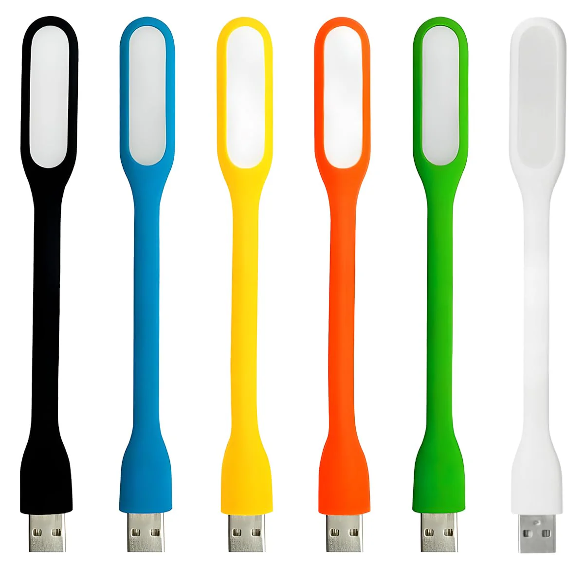 USB LED Light Lamp for Power Bank, Portable Eye Care Mini Night Light with Flexible Arm, USB Gooseneck Reading Lamps Book Light,Compatible for Desktop, Notebook Laptop (10-Blue) 10PCS-Blue - Image 7