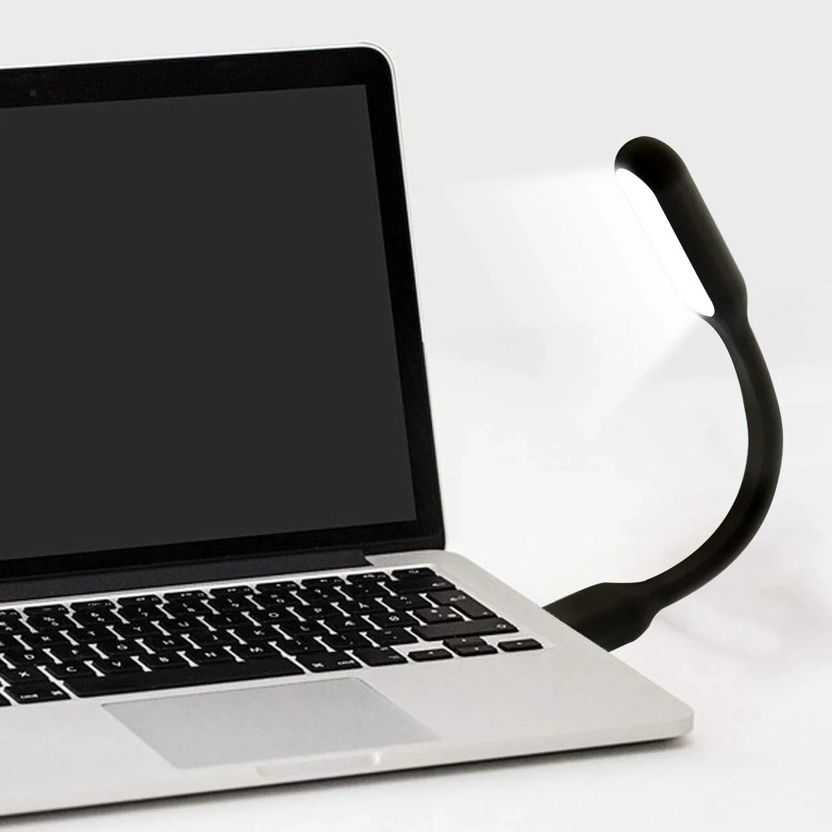 USB LED Light Lamp for Power Bank, Portable Eye Care Mini Night Light with Flexible Arm, USB Gooseneck Reading Lamps Book Light,Compatible for Desktop, Notebook Laptop (10-Green) 10PCS-Green - Image 3