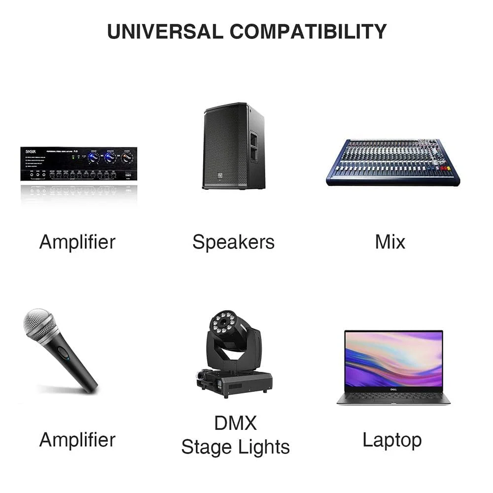USB Microphone Cable 6.6Ft,XLR to USB Cable,USB Male to XLR Female Mic Link Cable Adapter for Microphones,Recording,Karaoke,Live Podcast 6.6Feet USB to XLR Female - Image 2