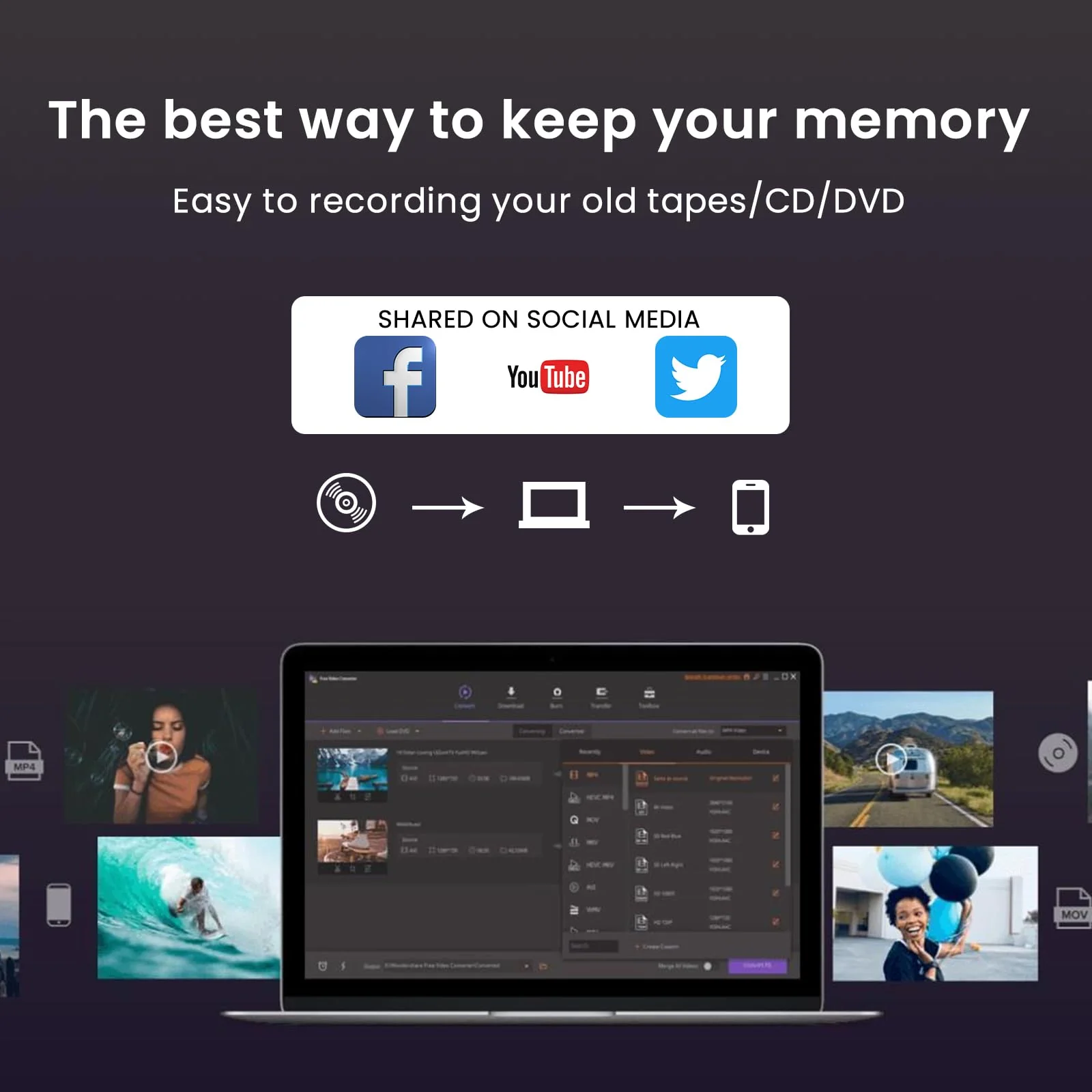 USB Video Capture Card for VHS/HDMI/AV/RCA - Analog to Digital Video Converter - VHS to Digital/USB/RCA Converter - Compatible with Mac/Windows/Linux USB Video Capture Card - Image 7