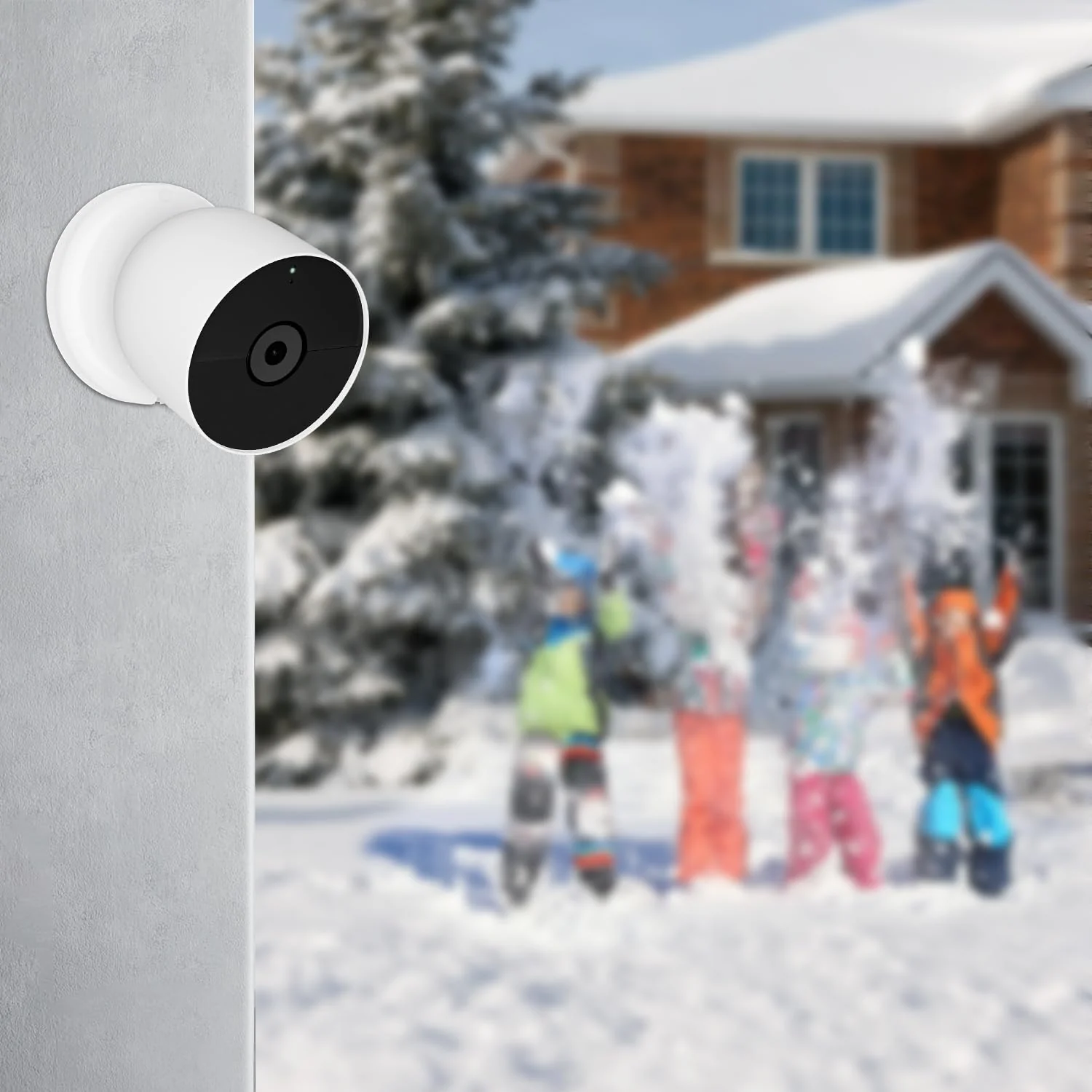 UYODM Magnetic Wall Mounts Compatible with Google Nest Cam Outdoor or Indoor, Battery - 2nd Generation, Magnetic Replacement Base Plate for Google Nest Camera(Nest Cam Not Included) 1 Pack - Image 5