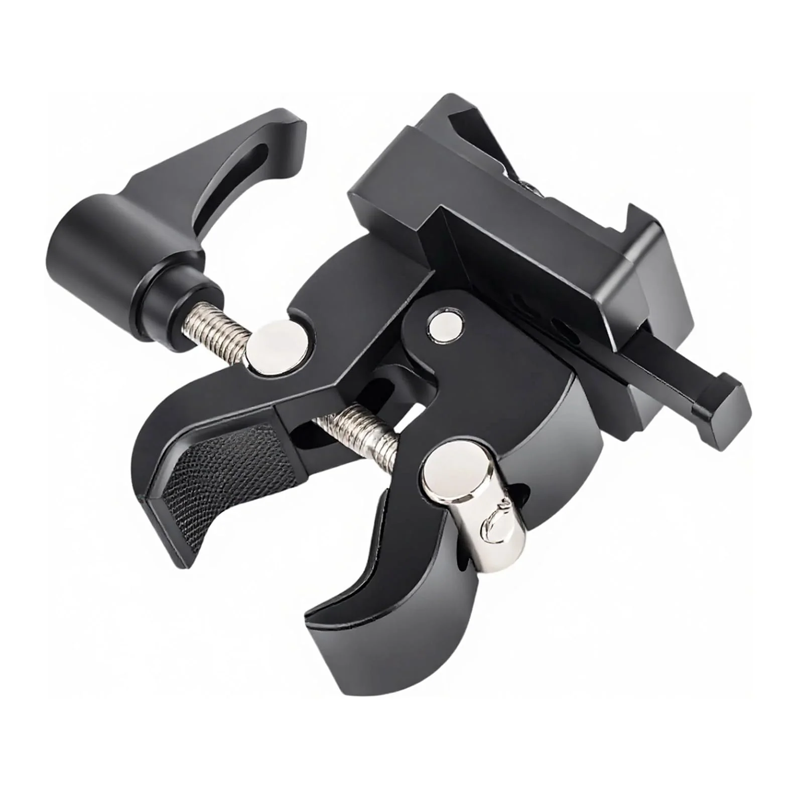 V-Mount Battery Adapter with Clamp for Mounting to Lighting Stand and Support Rod - Image 2