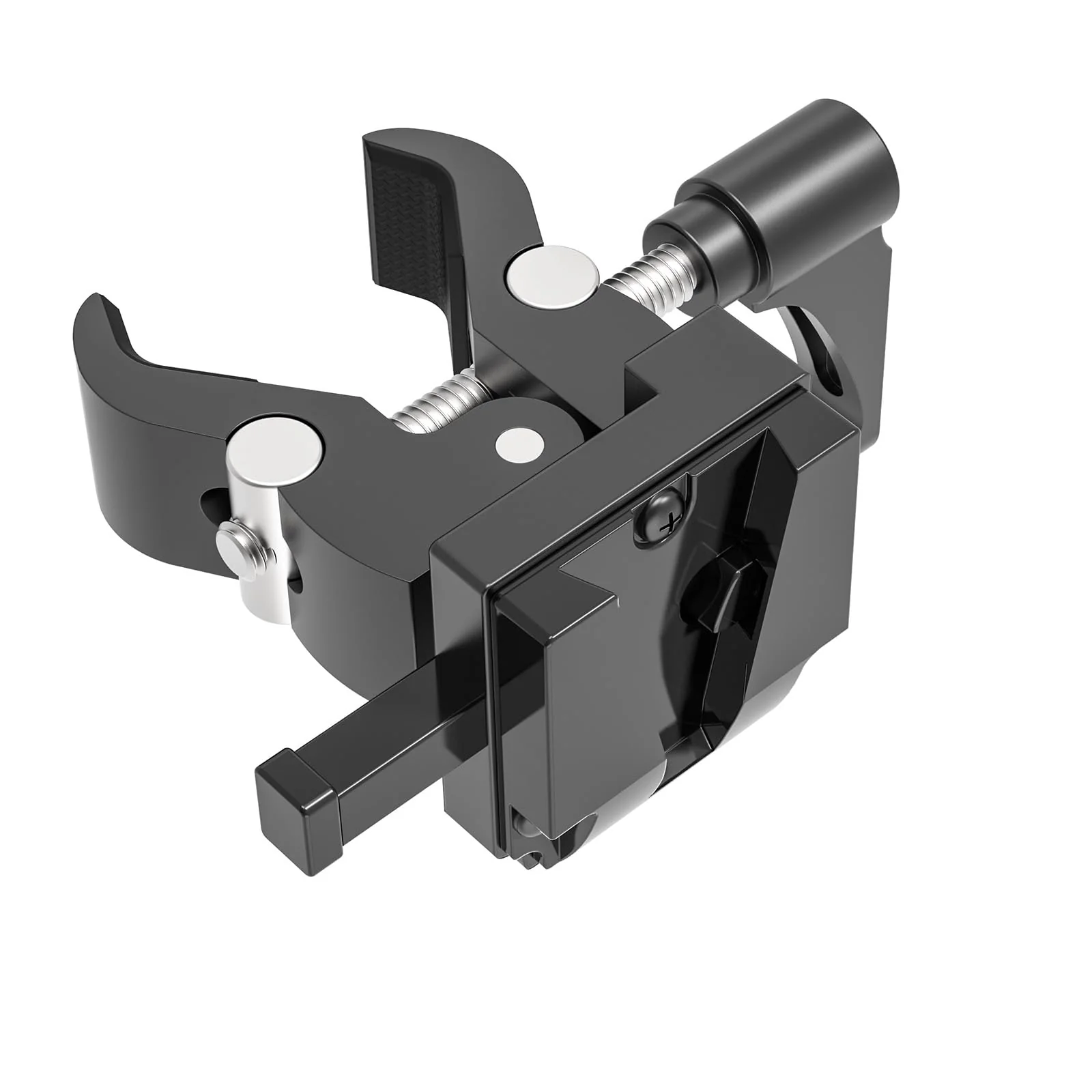V-Mount Battery Adapter with Clamp for Mounting to Lighting Stand and Support Rod - Image 7