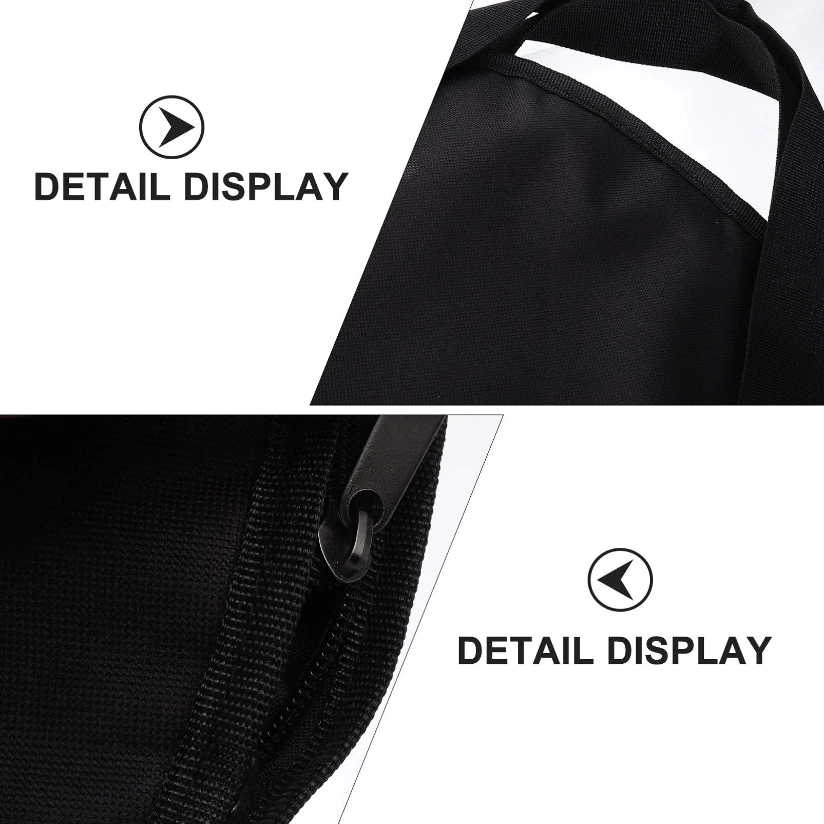 Vaguelly 23 Inch Cymbal Gig Bag with Handle Double- layer Round Cymbal Storage Case for- proof and Waterproof 59X59CM - Image 4