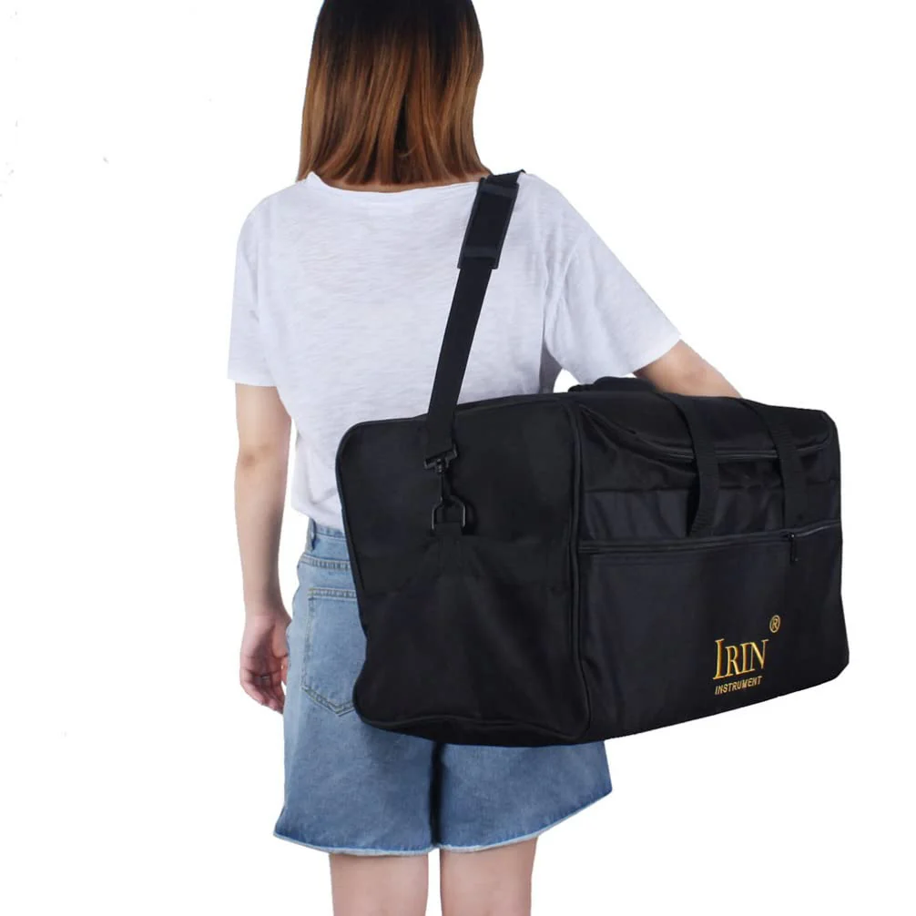 Vaguelly Padded Cajon Bag Bongo Drum Bag Cajon Box Drum Bag,with Carrying Grip&Shoulder Strap Oxford Cloth Cajon Storage Bag - Image 4