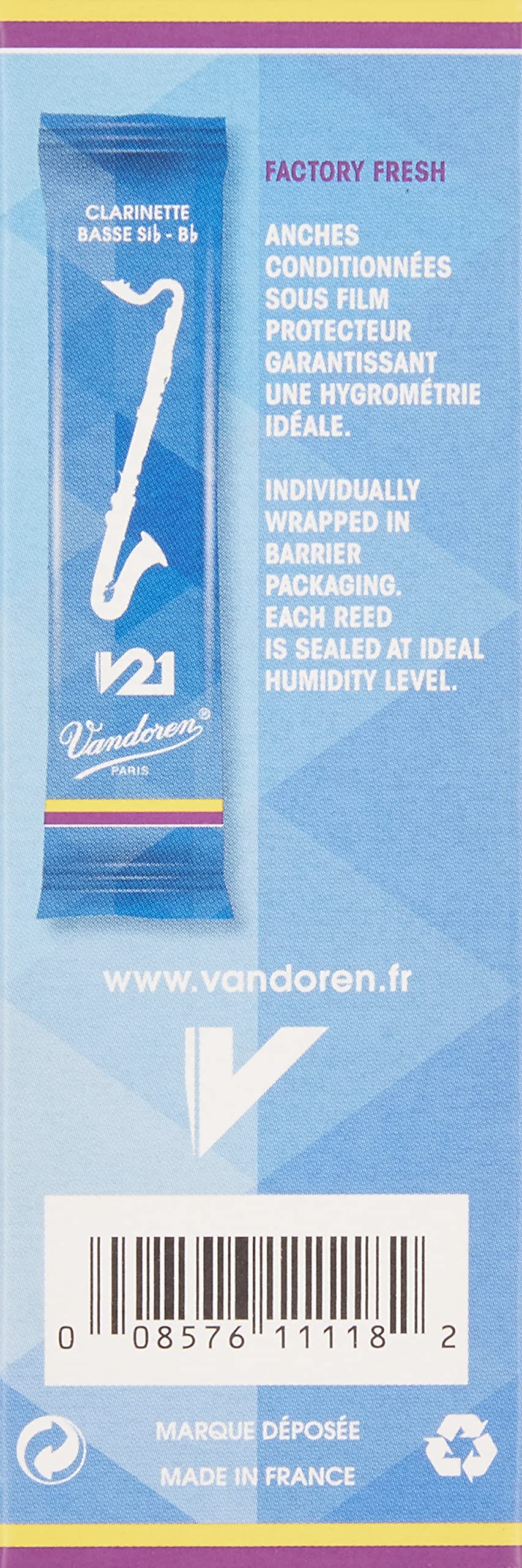 Vandoren Clarinet Reeds (CR8225) - Image 2