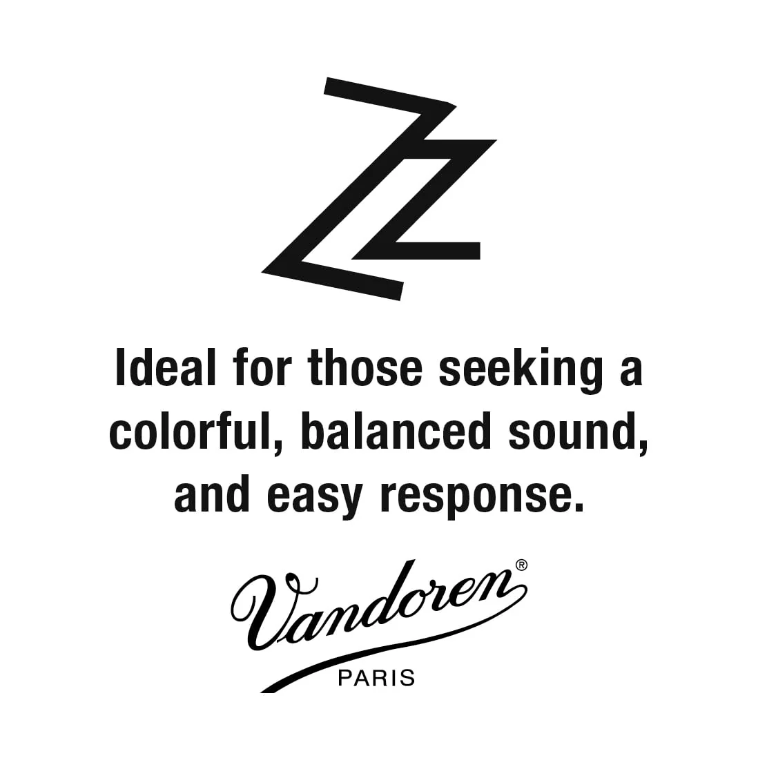 Vandoren SR4035 Soprano Sax ZZ Reeds Strength 3.5; Box of 10,black - Image 3