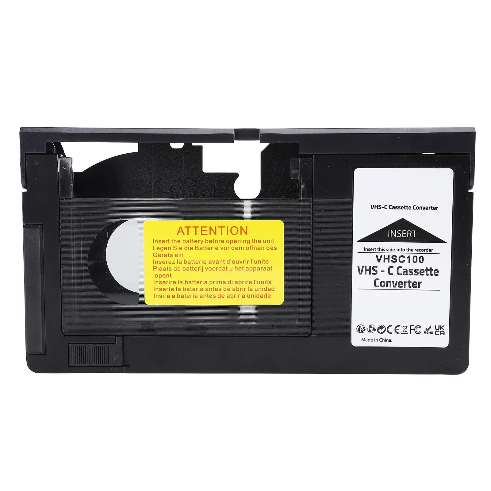 VBESTLIFE Cassette Adapter for Camcorders SVHS VHS C to VHS, for VCR Player, VHS Tapes, Video Cassette Player and VHS to Digital Converting