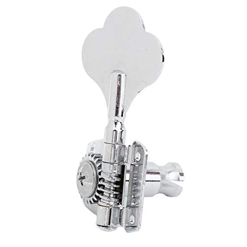 VBESTLIFE Electric Bass Machine Heads, Open Tuner Knobs String Tuning Key Pegs Tuners for Electric Bass for Left Row - Image 5
