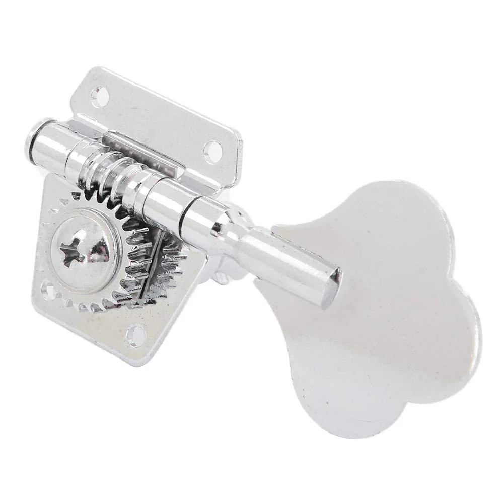 VBESTLIFE Electric Bass Machine Heads, Open Tuner Knobs String Tuning Key Pegs Tuners for Electric Bass for Right Row - Image 7