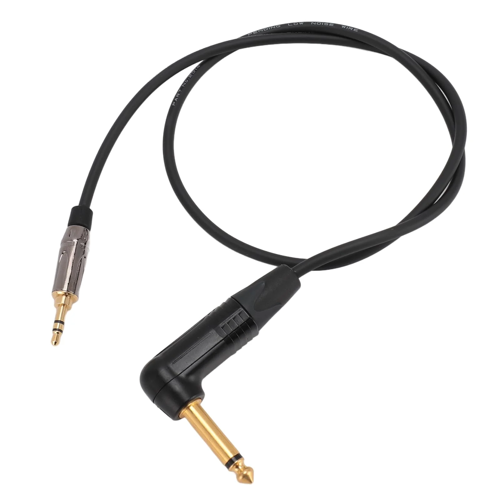 VBESTLIFE Guitar System Cable for G3 G4, 3.5mm to 6.35mm Jack Right Angle to Straight Electric Instrument Cable, 75cm, VBESTLIFEtu4afg0x17