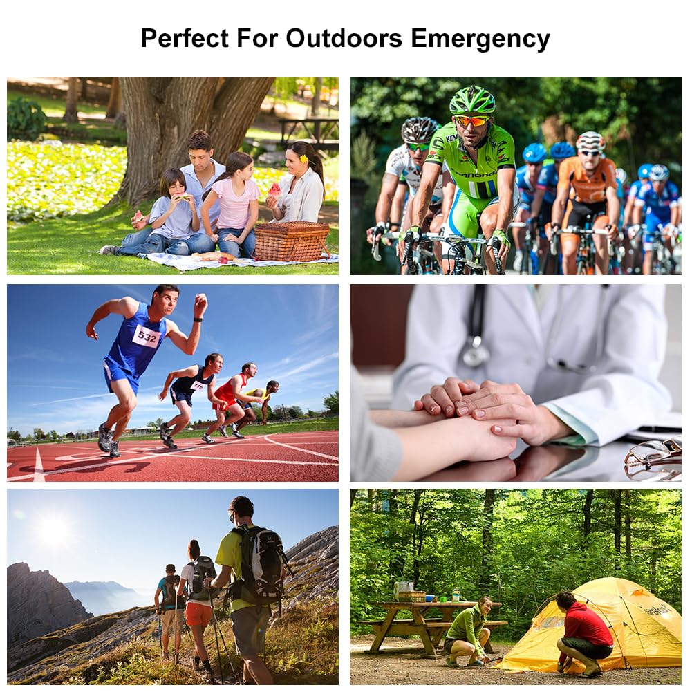 Vein Congestion, Tourniquet, Storage Hose, Tourniquet with Closure System with Instant Release, Tourniquet Medical, for Medical Emergency, Nurse, First Aid, Outdoor Black+blue - Image 7
