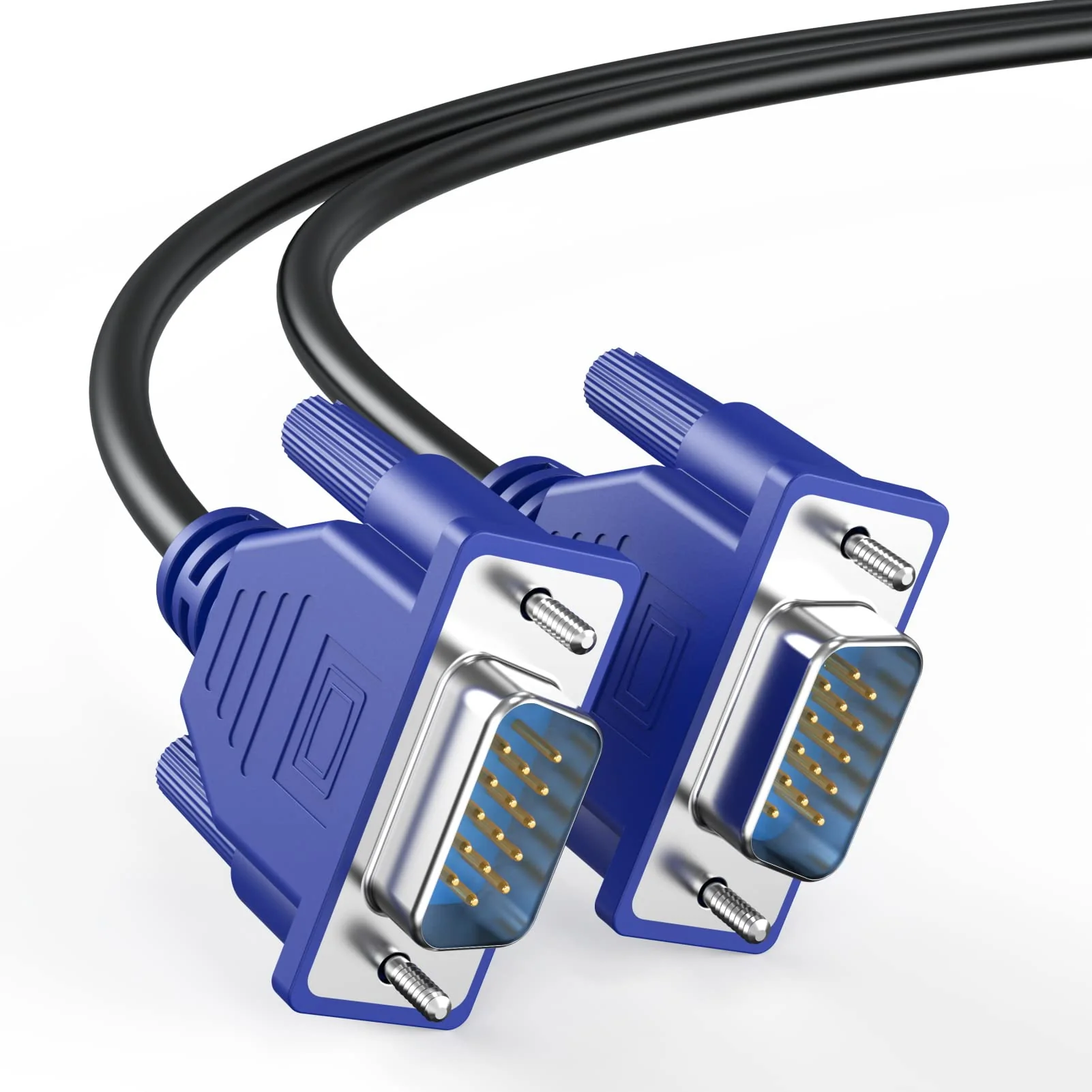 VGA to VGA Cable 6 Feet, VGA to VGA Monitor Computer Cable 1080P Full HD Male to Male Shielded Cord HD15, VGA Splitter Cable for Computer PC Monitor Laptop TV Projector and More 1 - Image 5