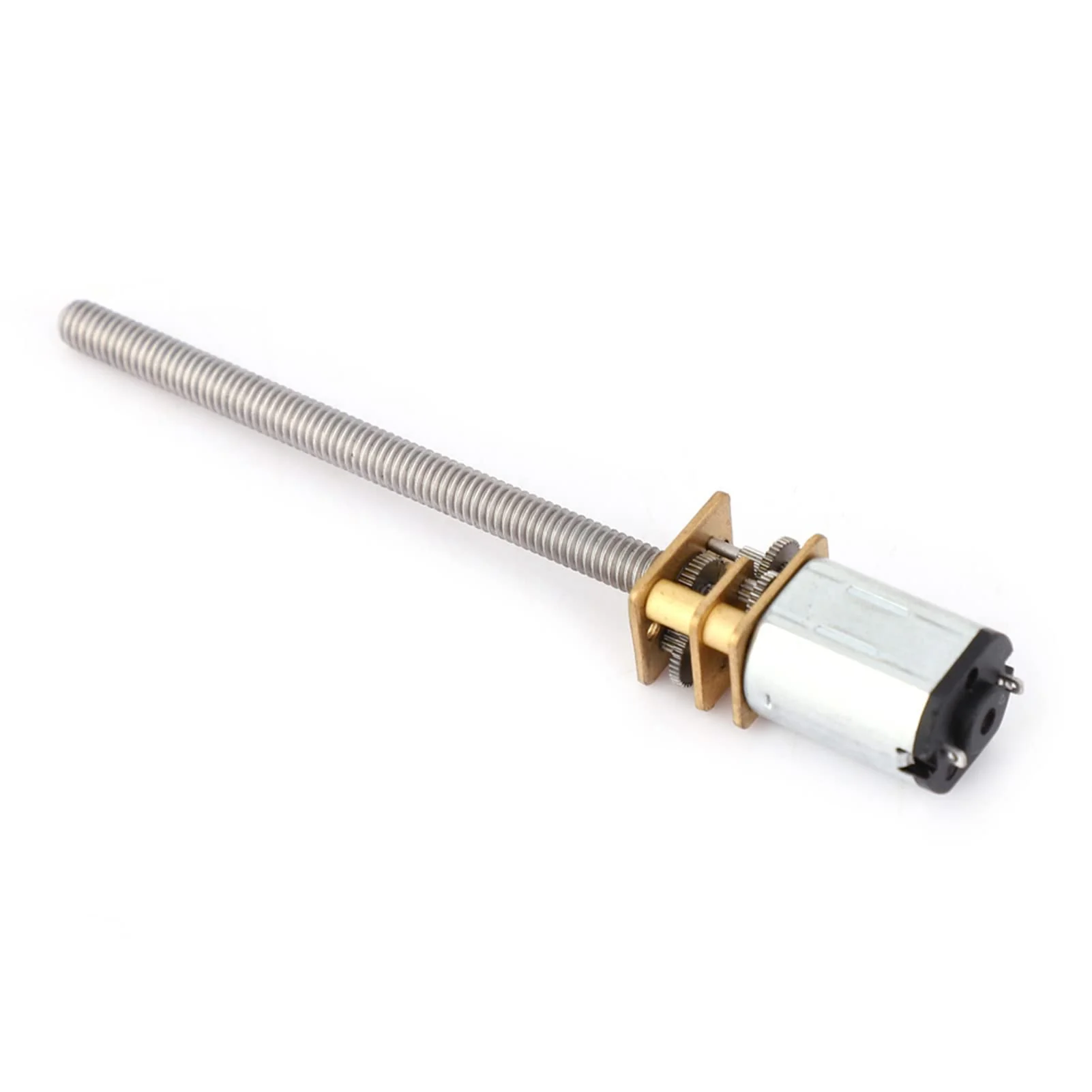 ViaGasaFamido N20 Gear Motor Mini Metal Gear Motor Speed Reducer for Lead Ball Screws DC with 55 mm Long M4 Threaded Spindle (200 Rpm), Gear Motor - Image 4