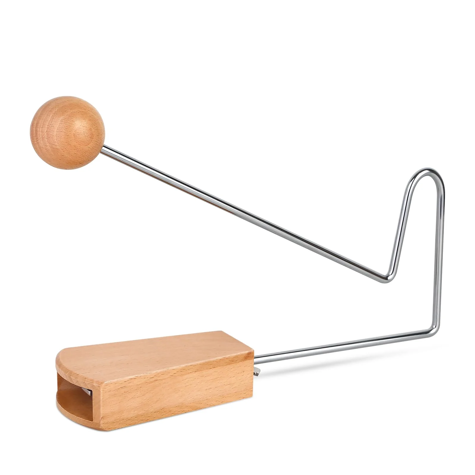 Vibraslap, Percussion Instrument, Latin Hand Percussion Instrument, Easy to Use Handheld Rattling Sound Effect for Musicians, Bands, and Studios