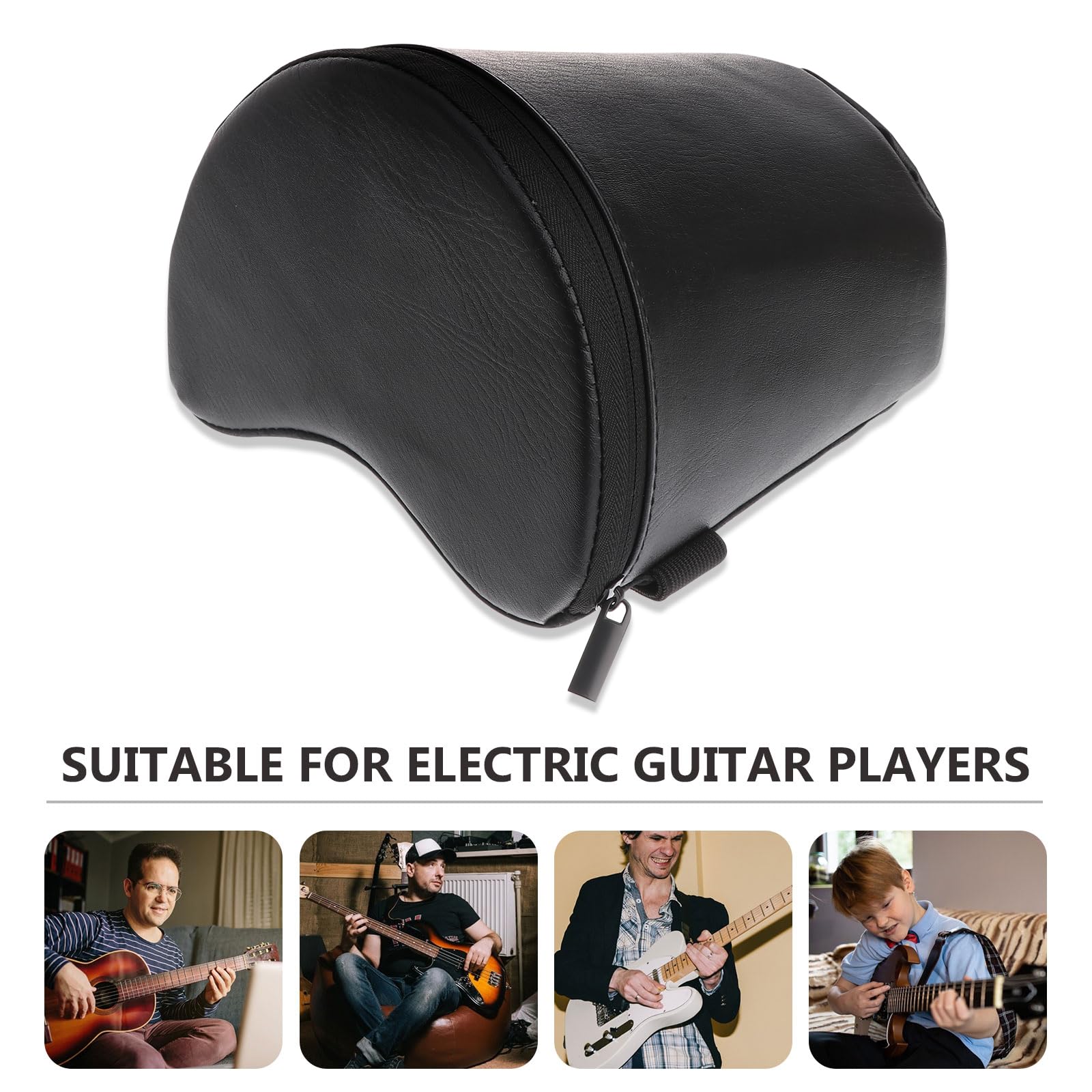 VICASKY Guitar Learning Tools Guitar Playing Rest Pad Guitar Arm Cushion Floor Mat Rest Mat Black On The Lap Bracket Lap Guitar Classical Guitar Support Guitar Bass Pad Guitar Playing Pad - Image 6